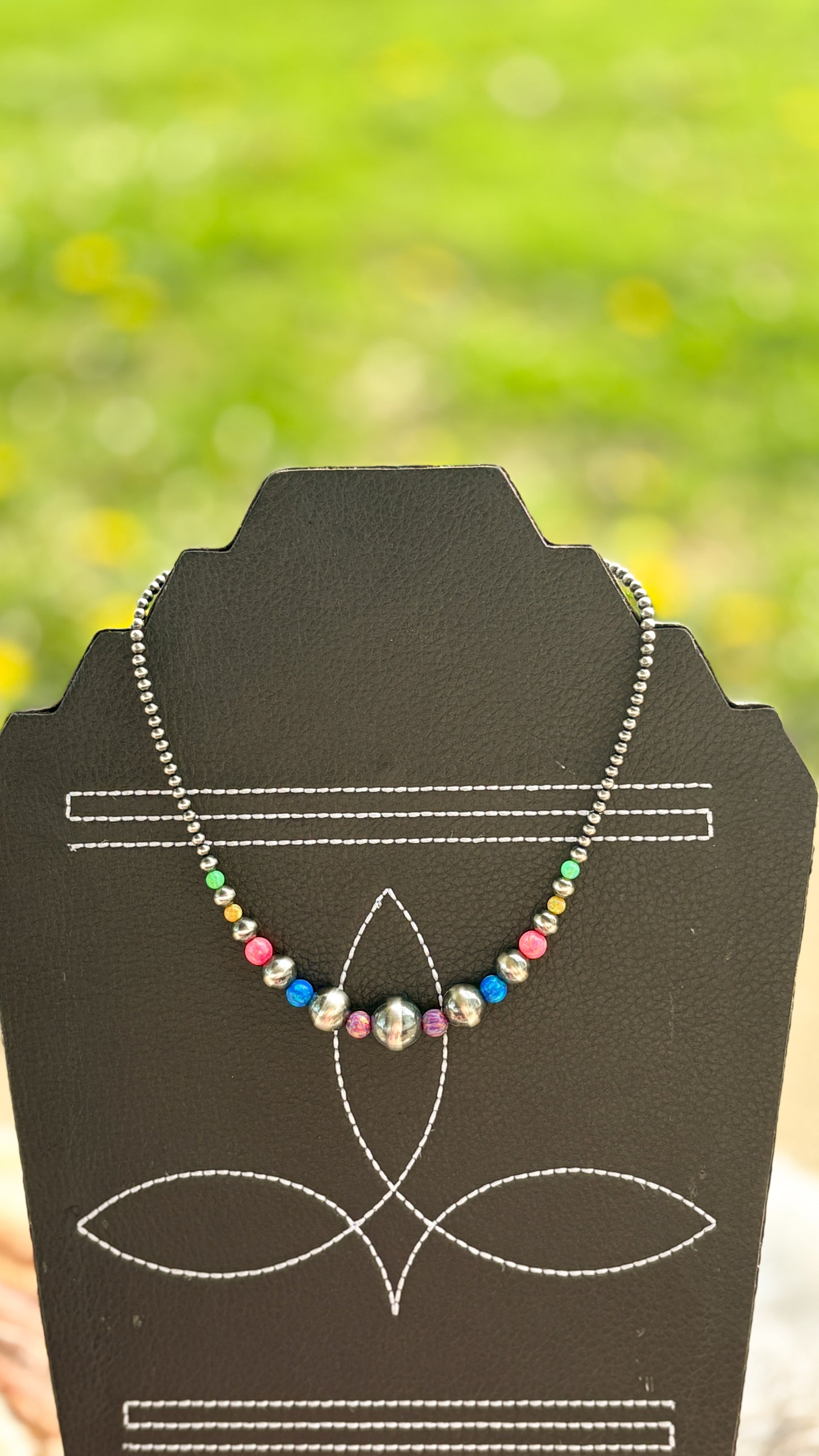 NEON OPAL GRADUATED CHOKER - MADE TO ORDER