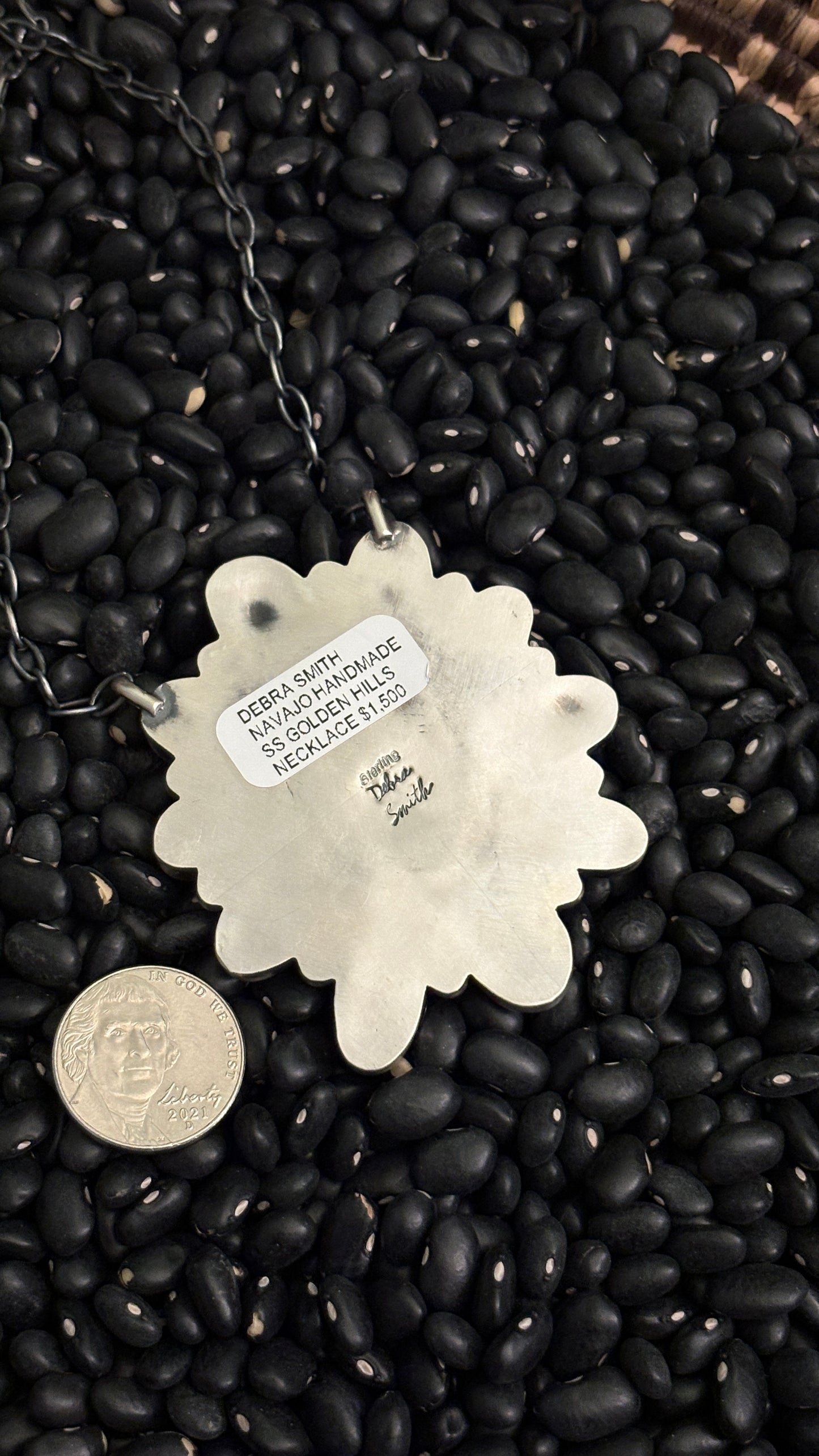 GOLDEN HILLS TURQUOISE CLUSTER NECKLACE BY DEBRA SMITH