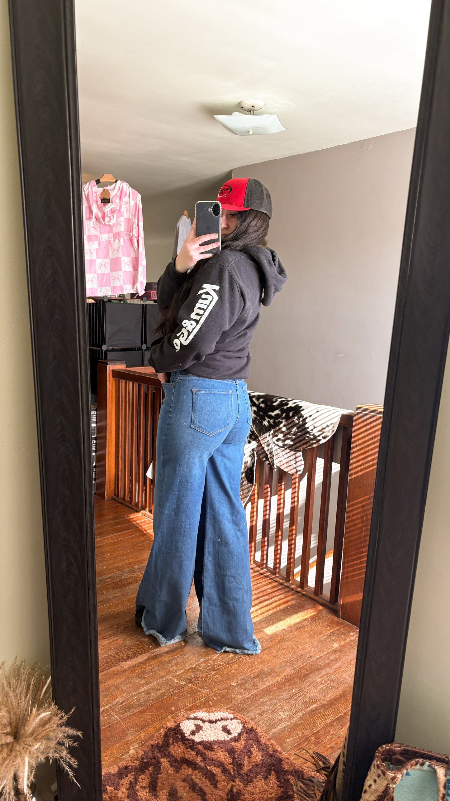 THE KENZIE WIDE LEGS - DARK WASH