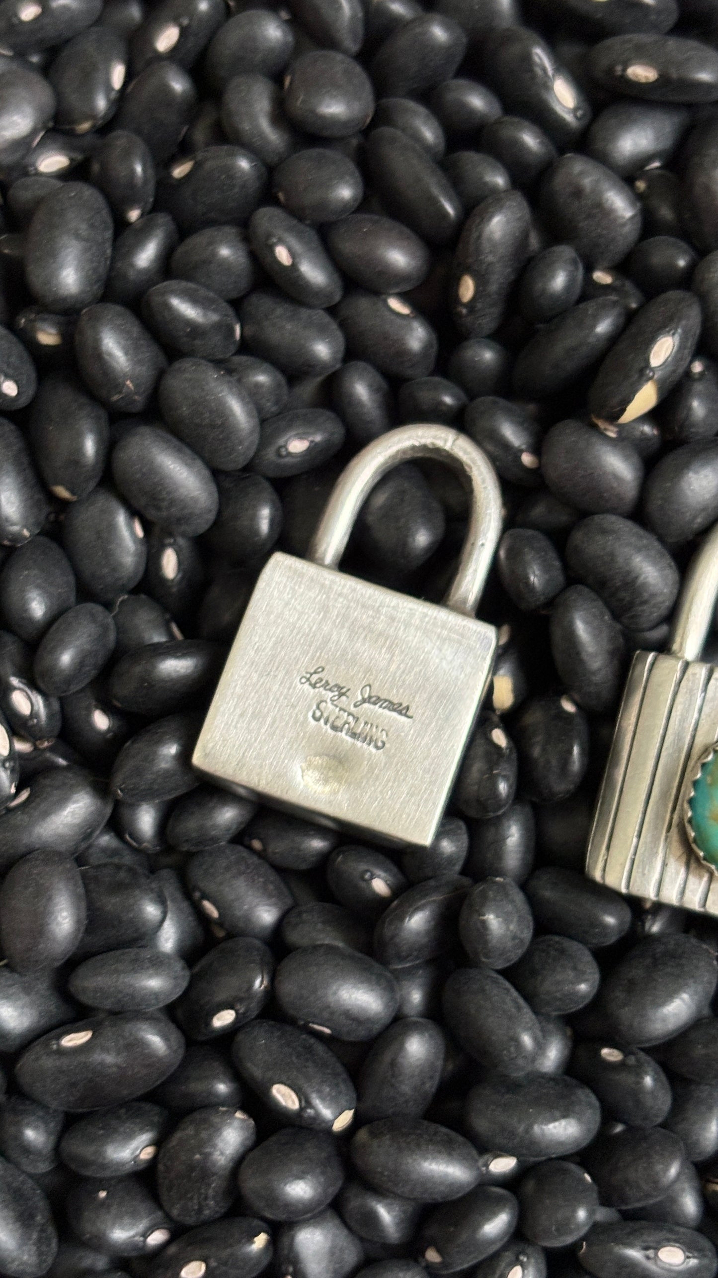 KINGMAN TURQUOISE LOCKET PENDANT