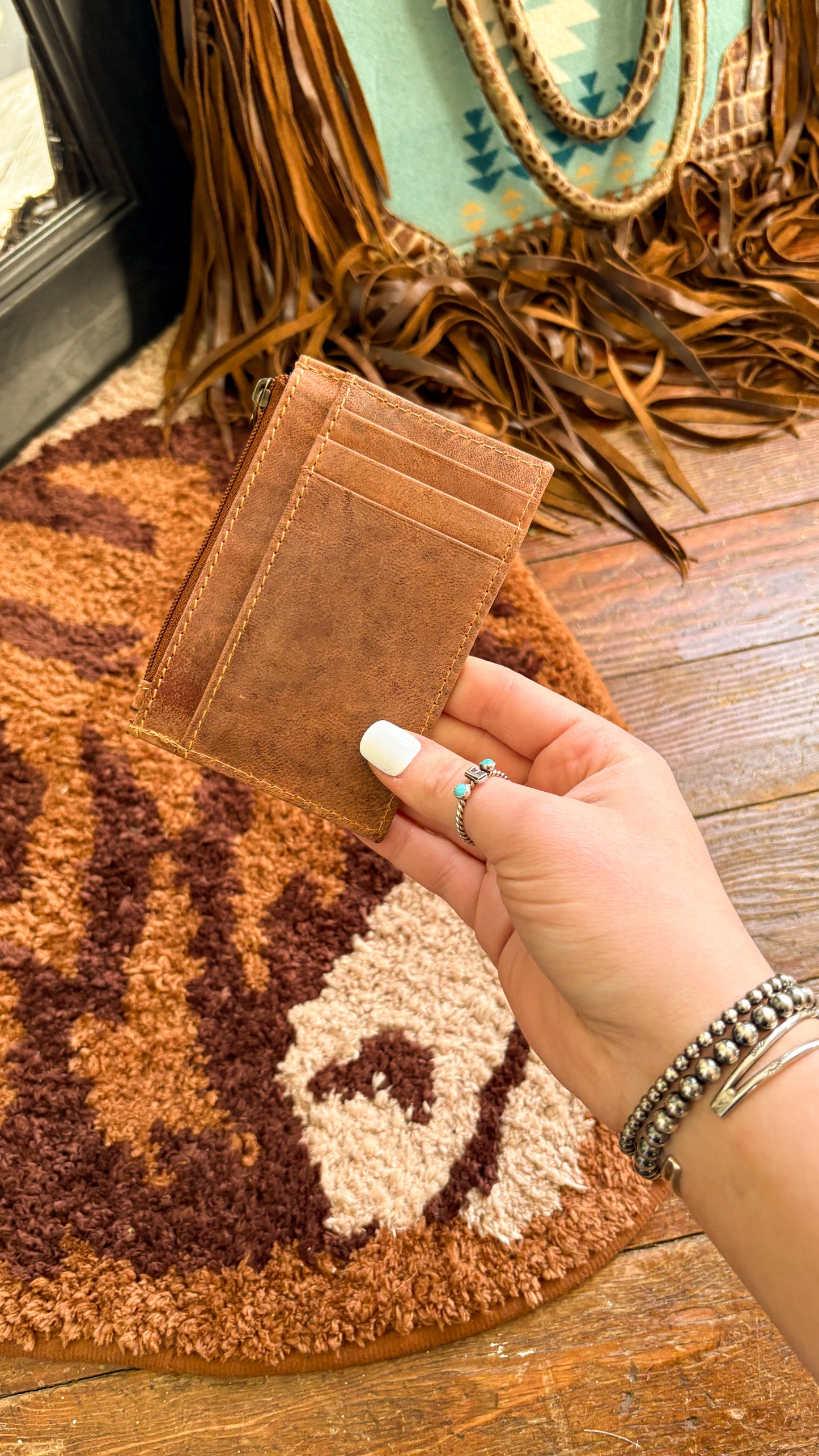 LEATHER CARDHOLDER