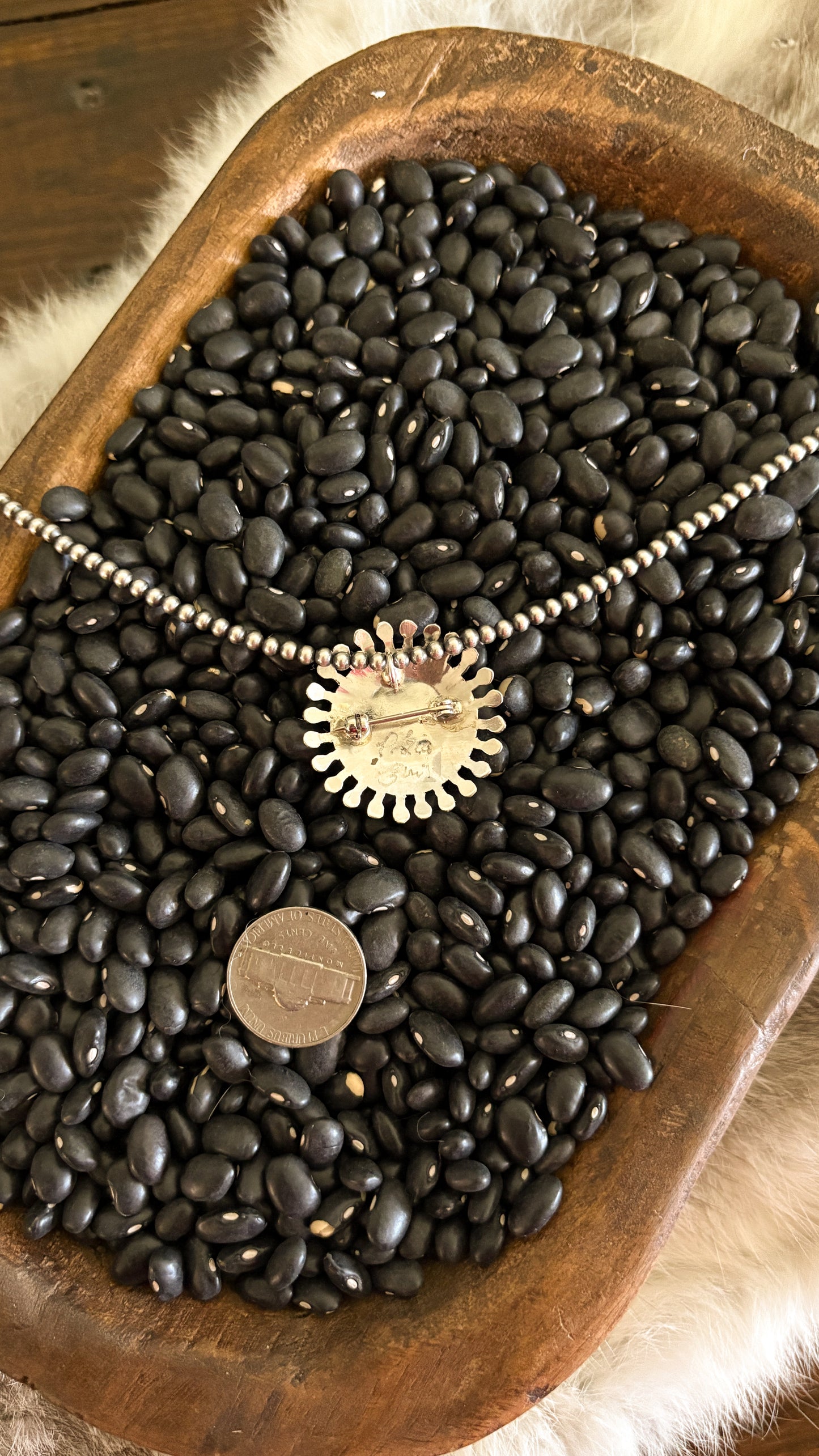 ZUNI TURQUOISE PENDANT/BROOCH