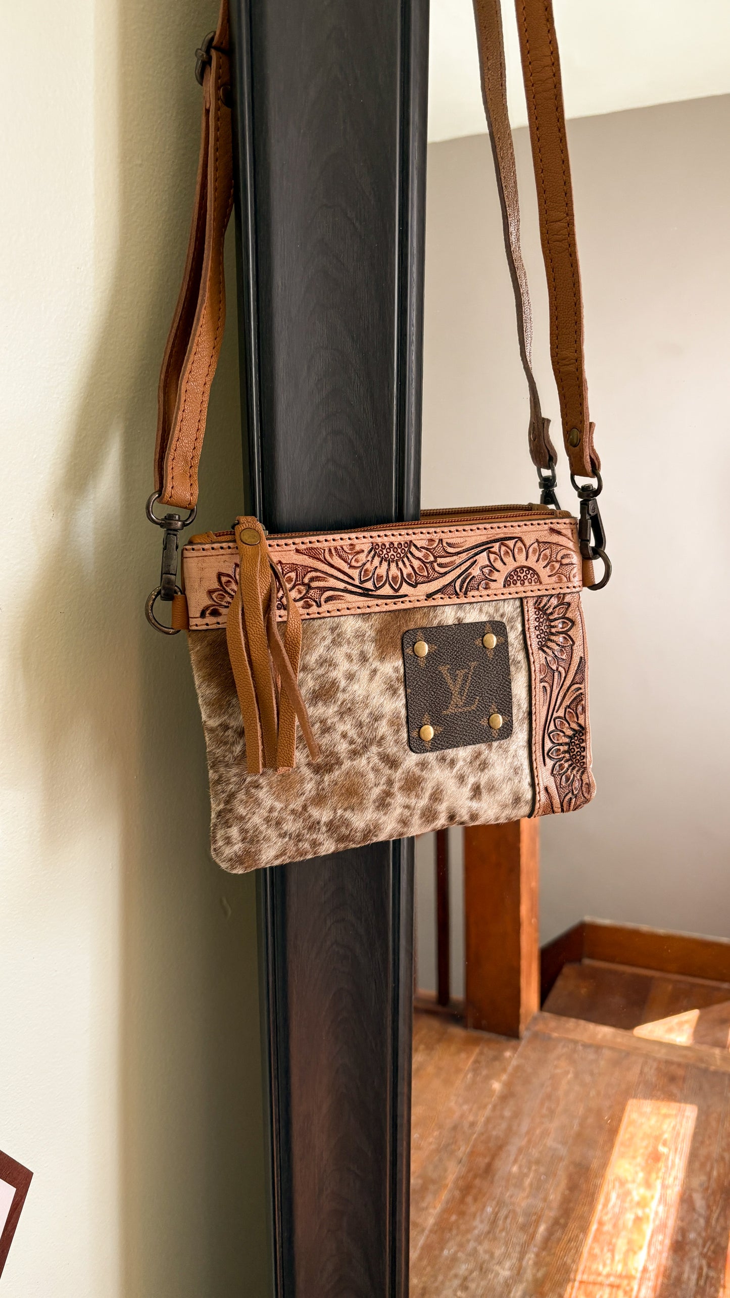 UPCYCLED LV CROSSBODY BAG - OPTION #2