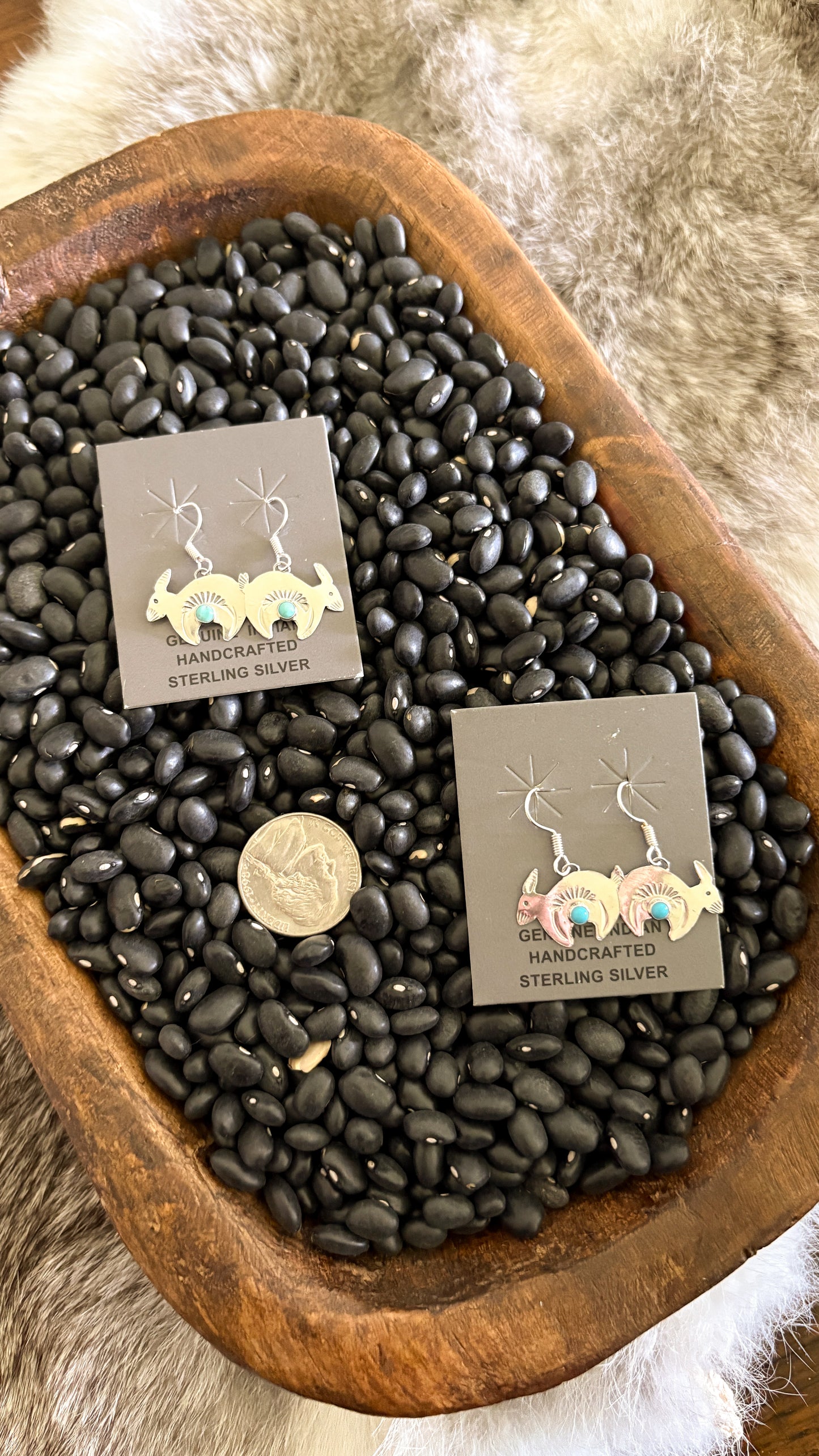 BUNNY DANGLE EARRINGS