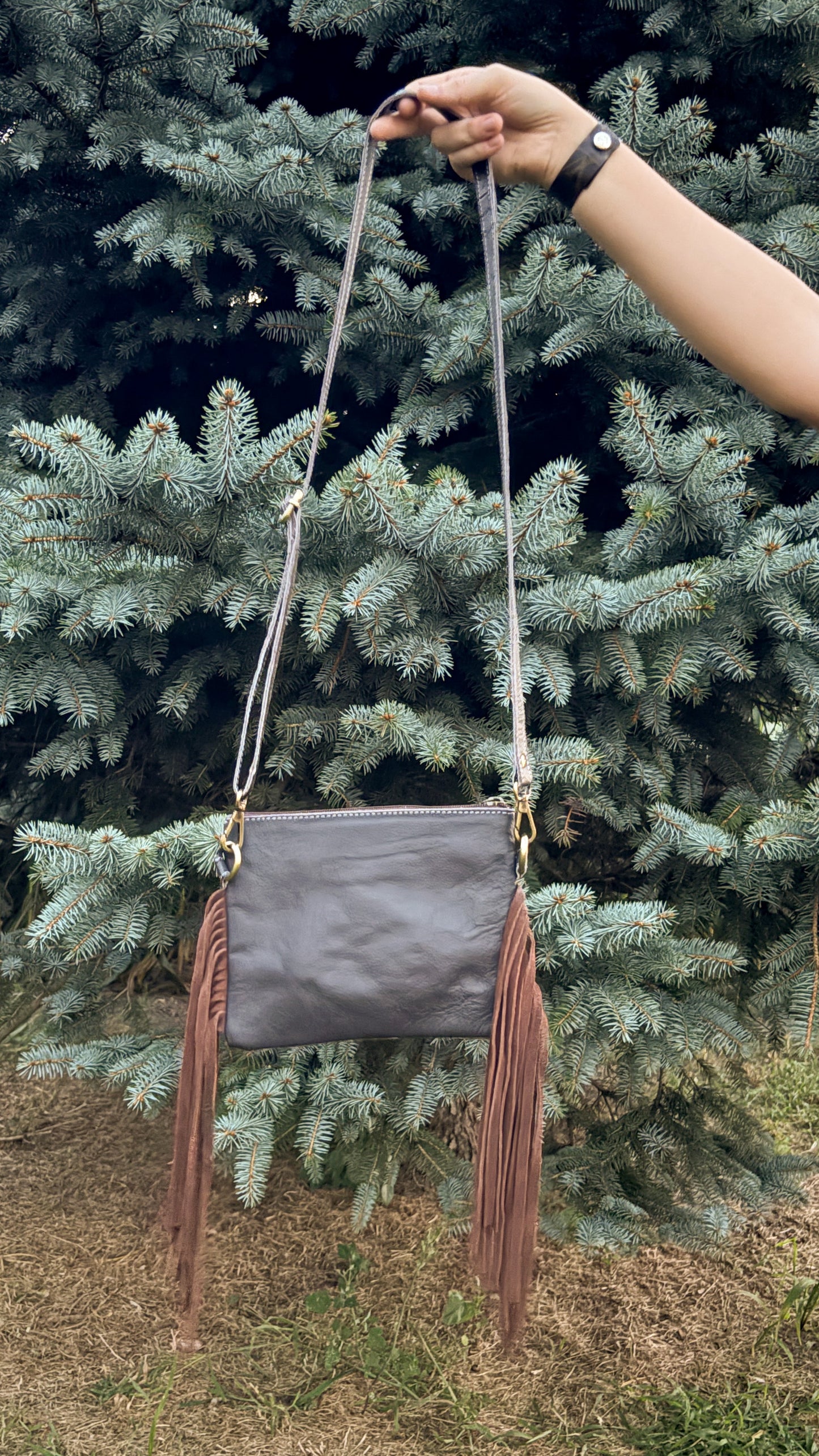 UPCYCLED LV CROSSBODY BAG - STYLE 13