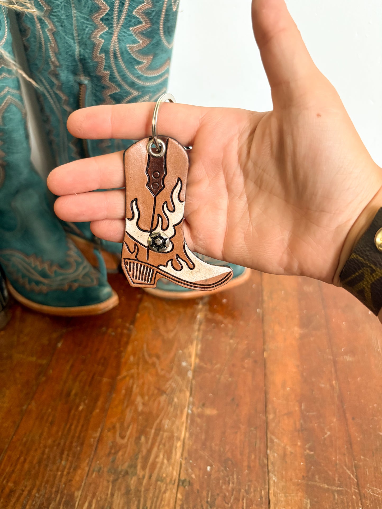 COWBOY BOOT KEYCHAIN