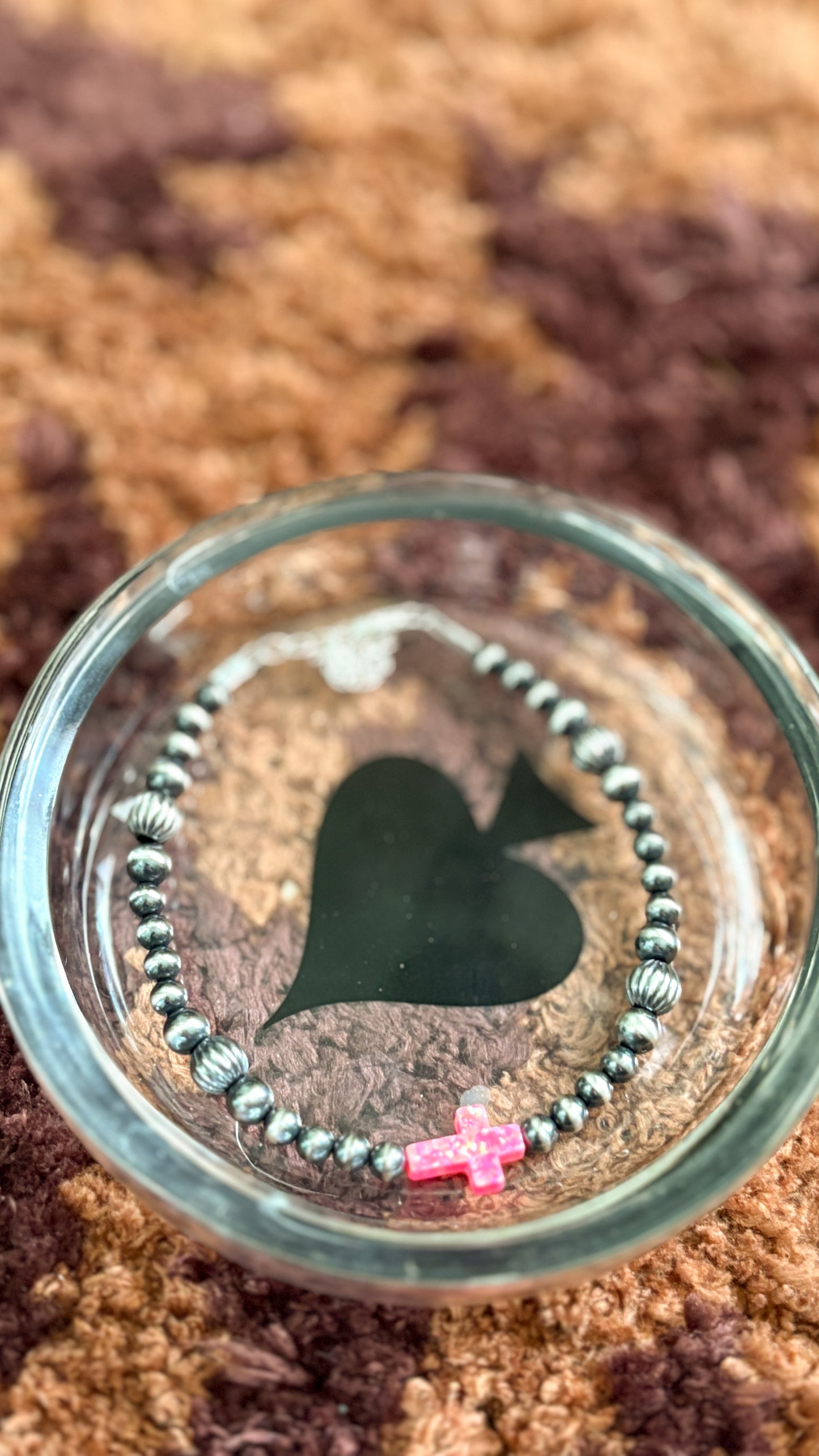 OPAL CROSS BRACELET STYLE #3 - READY TO SHIP