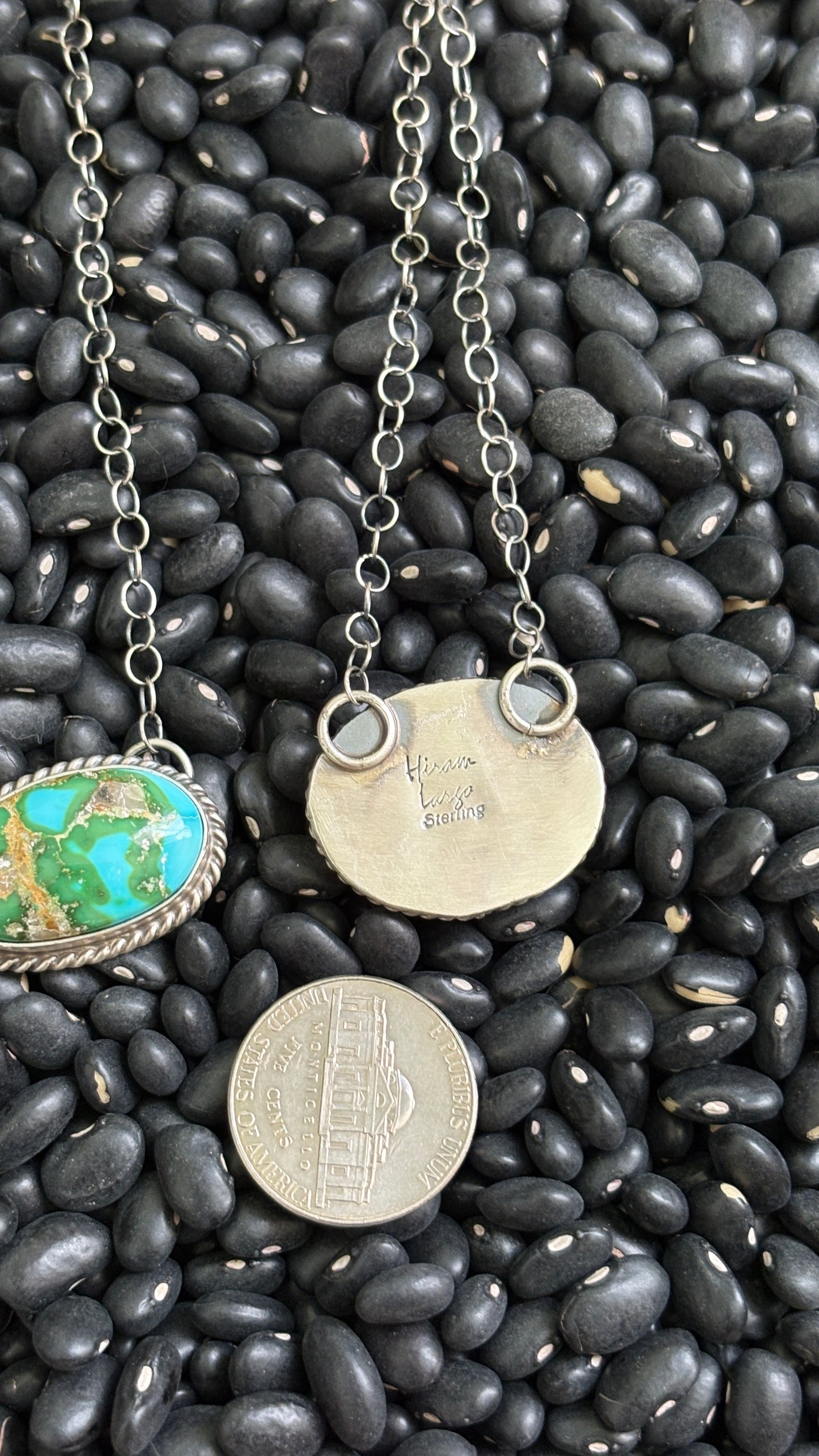 SONORAN GOLD OVAL STONE NECKLACE BY HIRAM LARGO