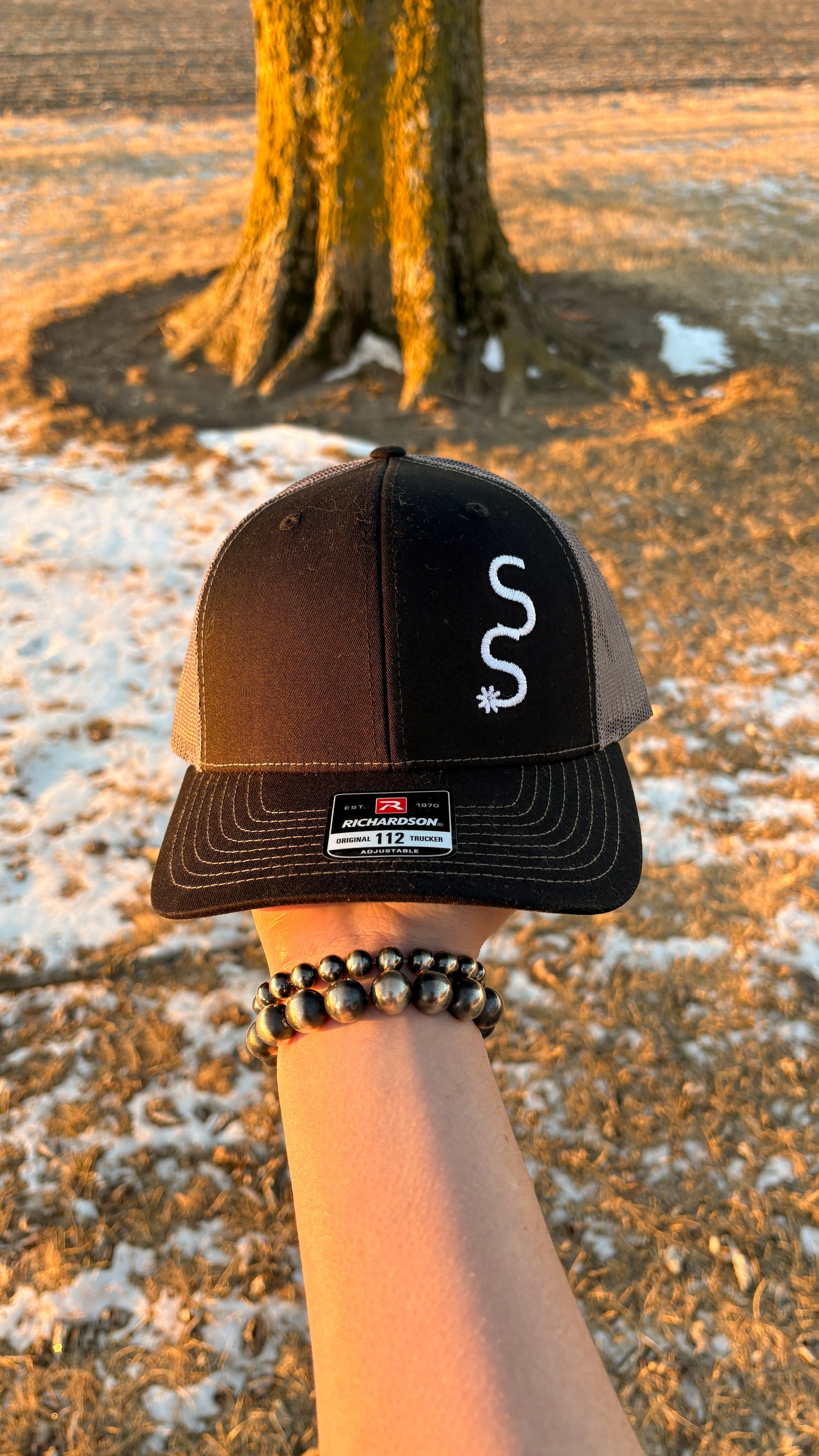 BRAND HAT - RICHARDSON 112 BLACK/CHARCOAL