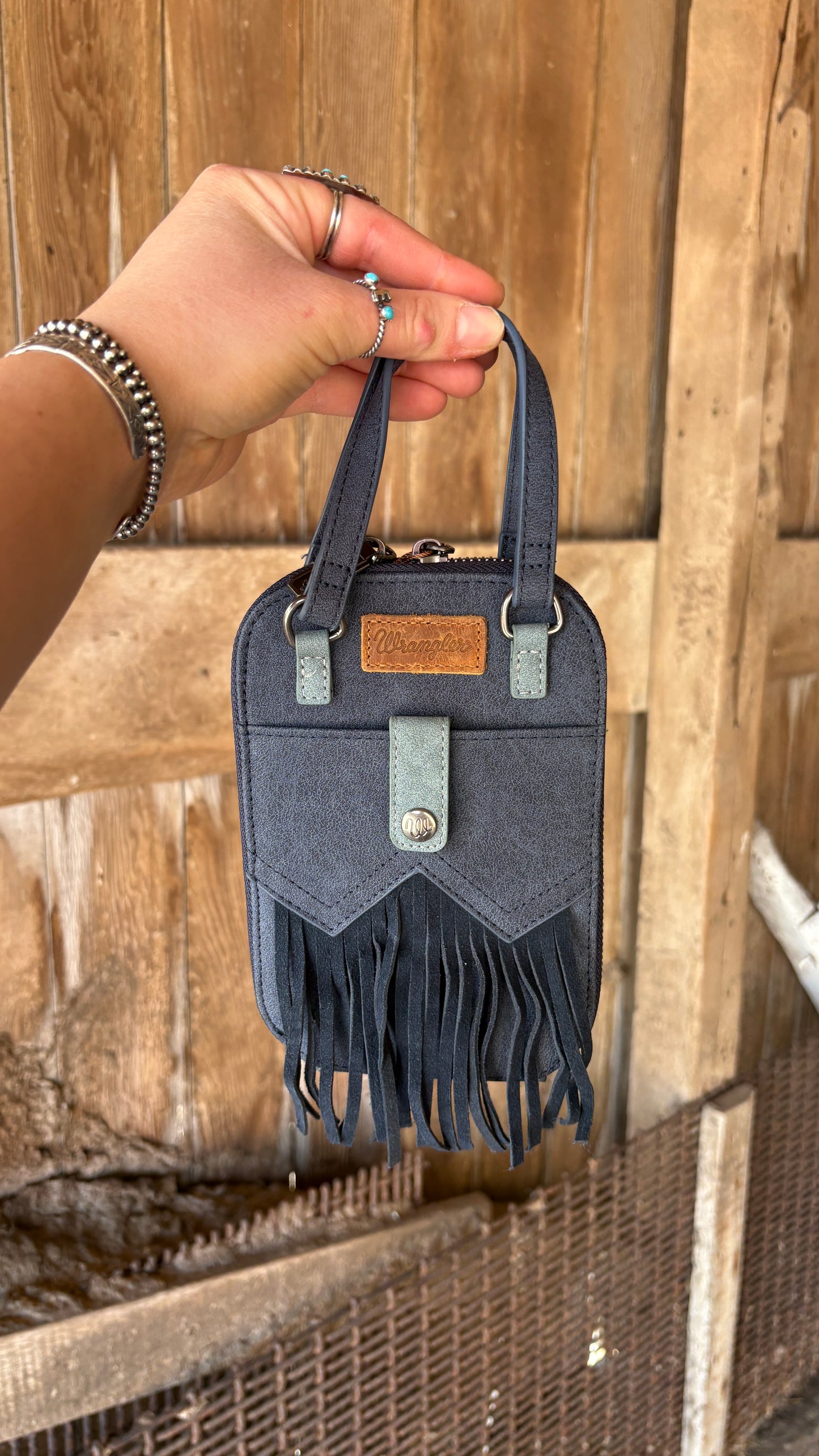 WRANGLER "W" STITCH MINI BAG