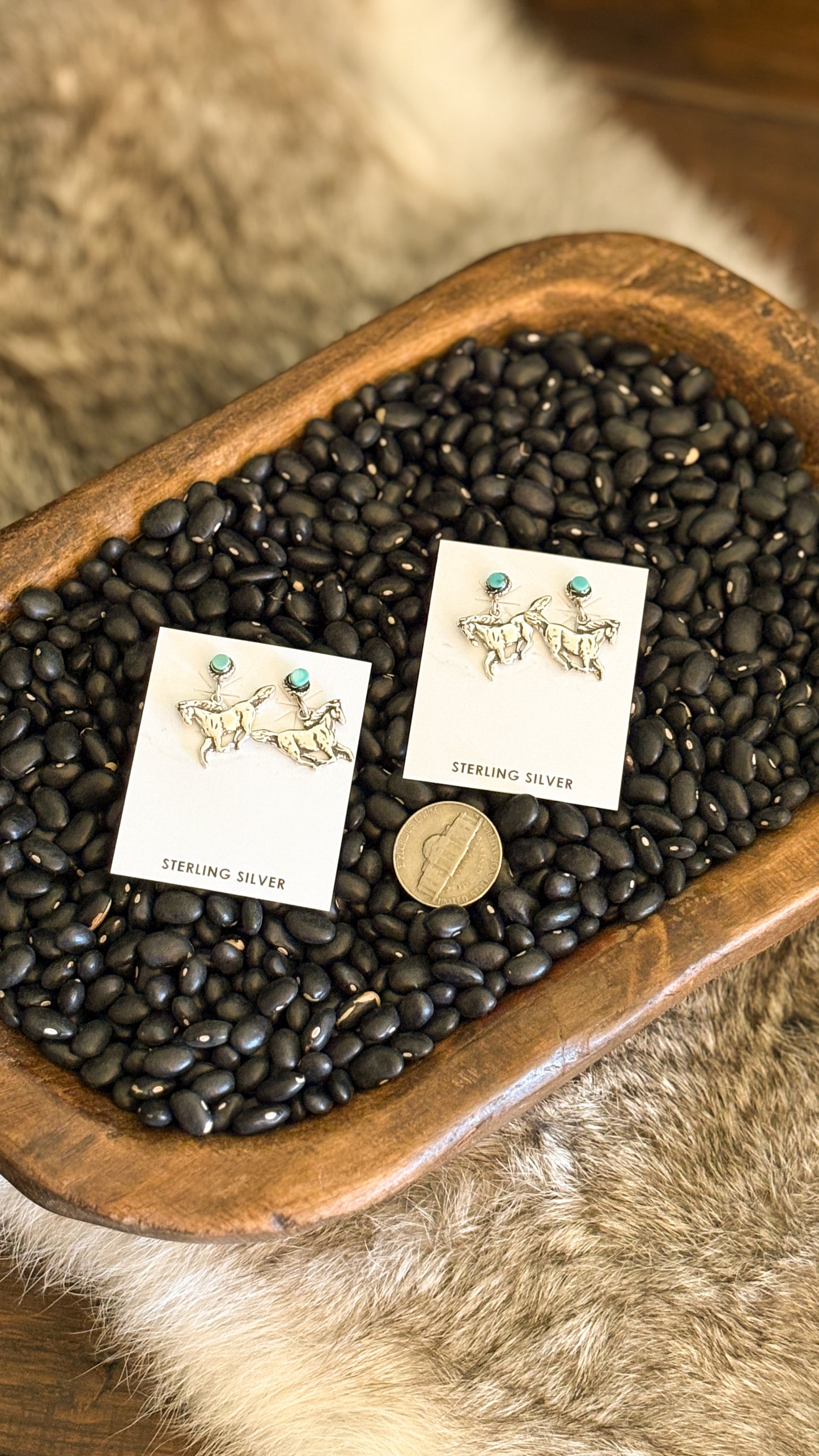 HORSE DANGLE EARRINGS