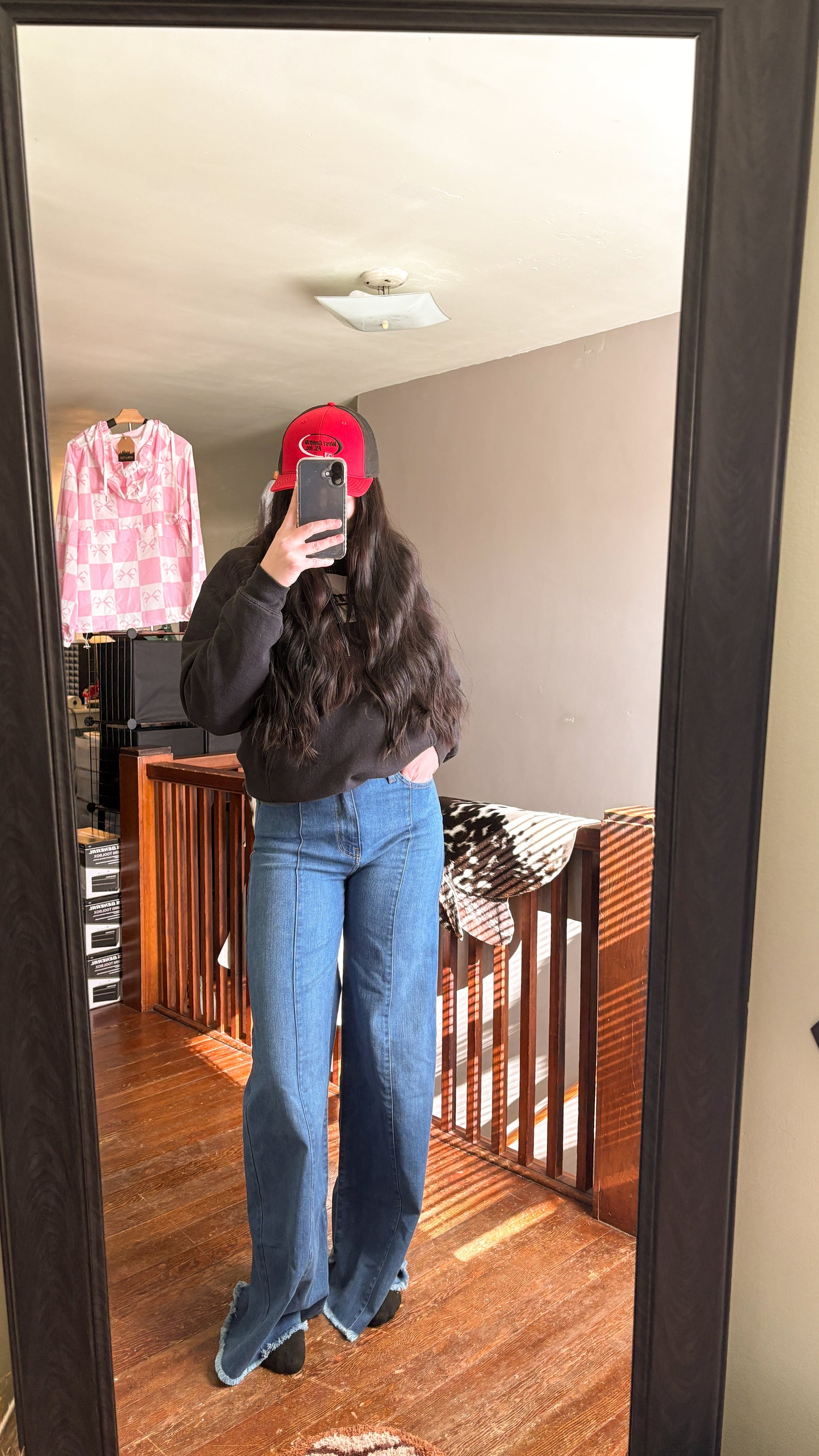 THE KENZIE WIDE LEGS - DARK WASH