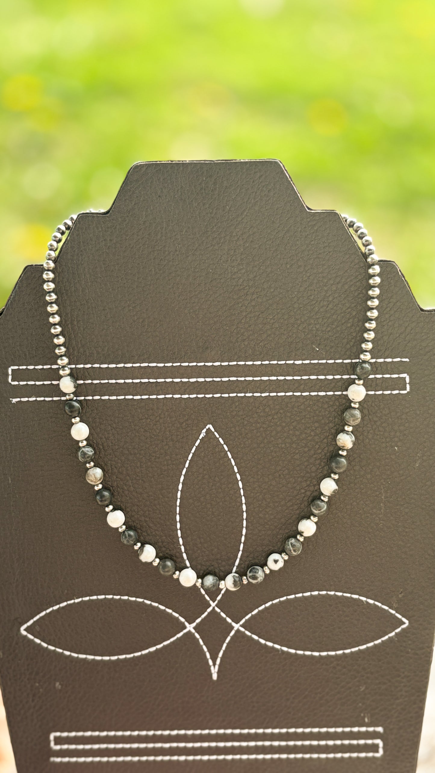ZEBRA JASPER NECKLACE - MADE TO ORDER