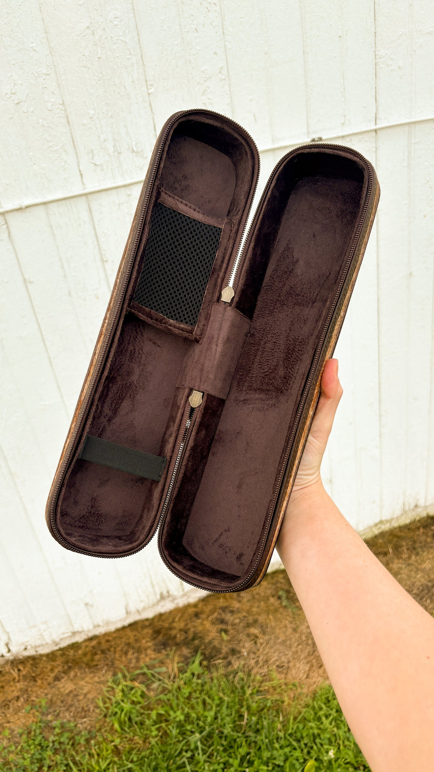 LEATHER TOOLED HOT TOOLS CASE - STYLE 1