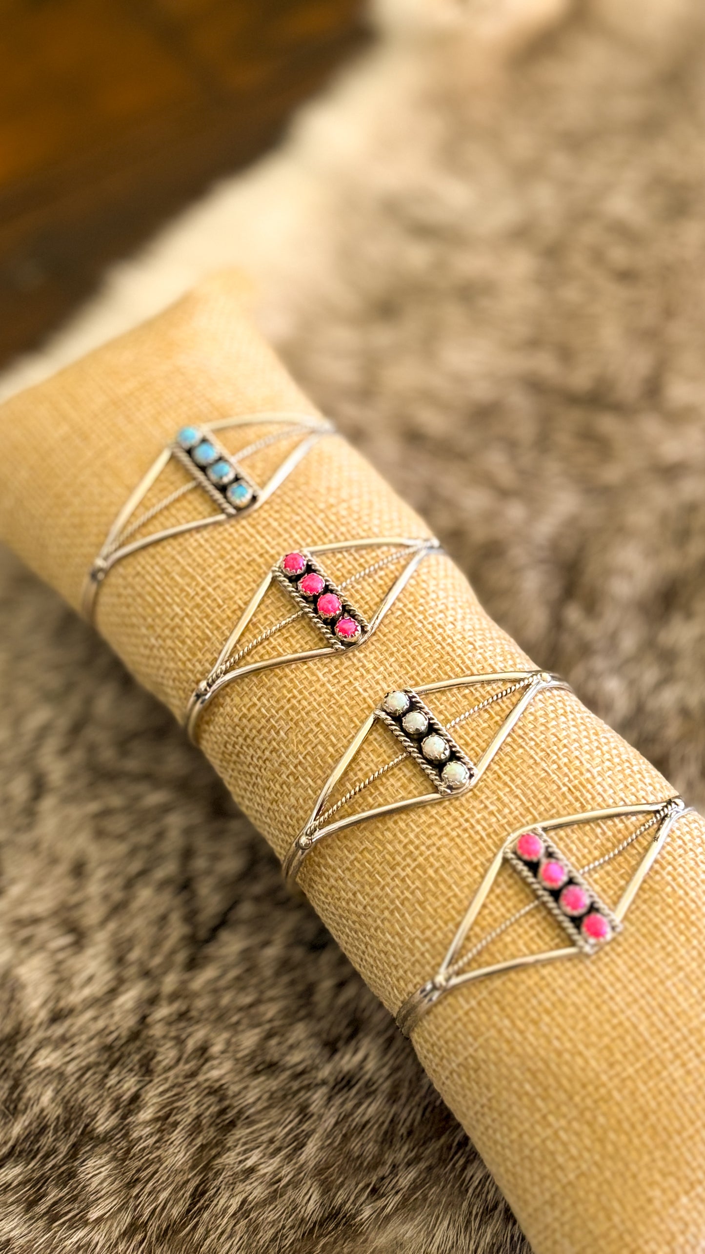 4 STONE OPAL CUFF
