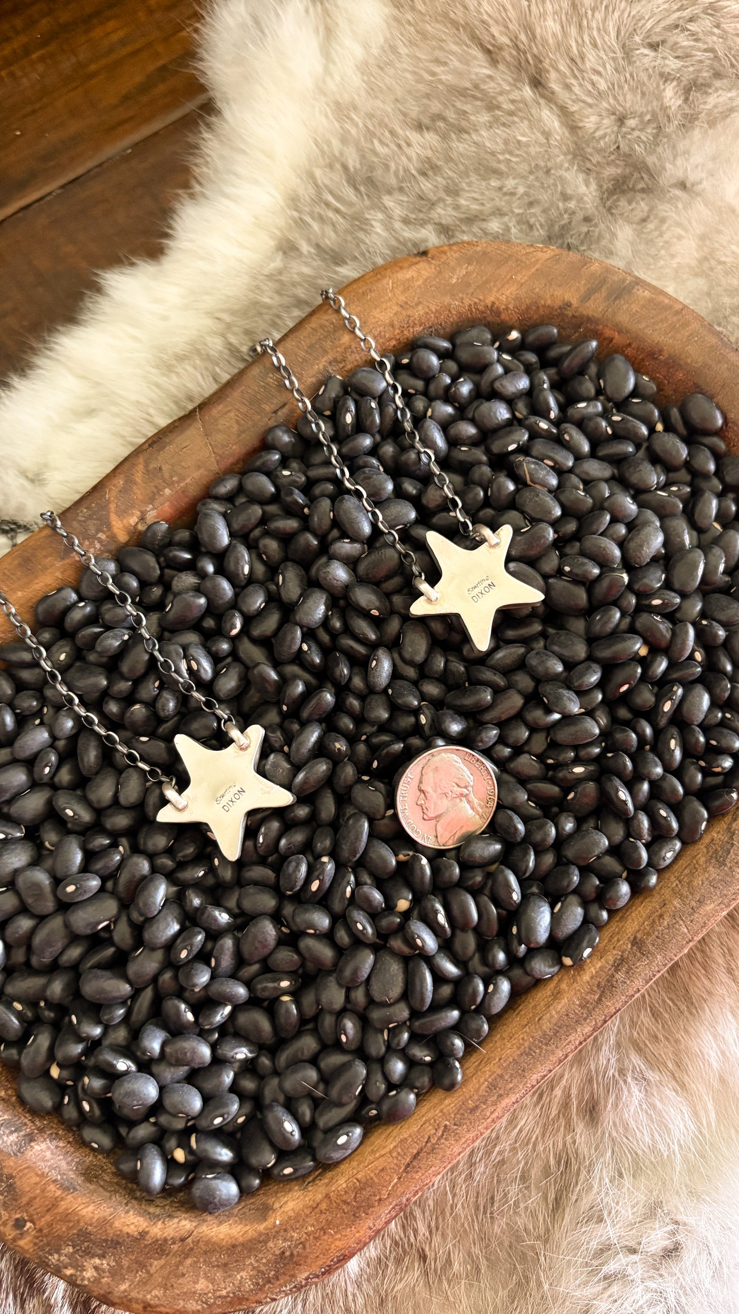 TURQUOISE STAR NECKLACE BY JOHNNY DIXON