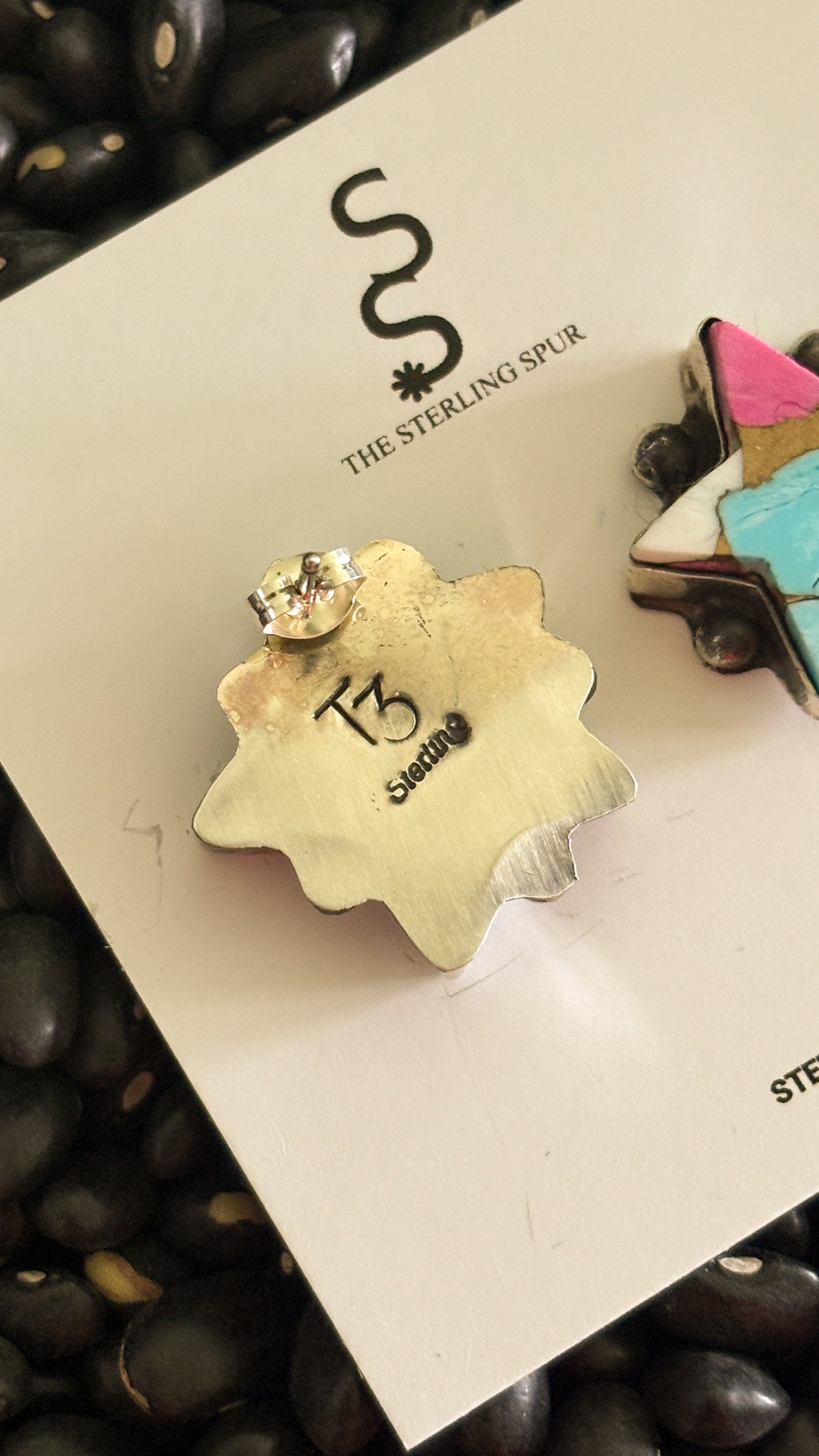 COTTON CANDY STAR EARRINGS