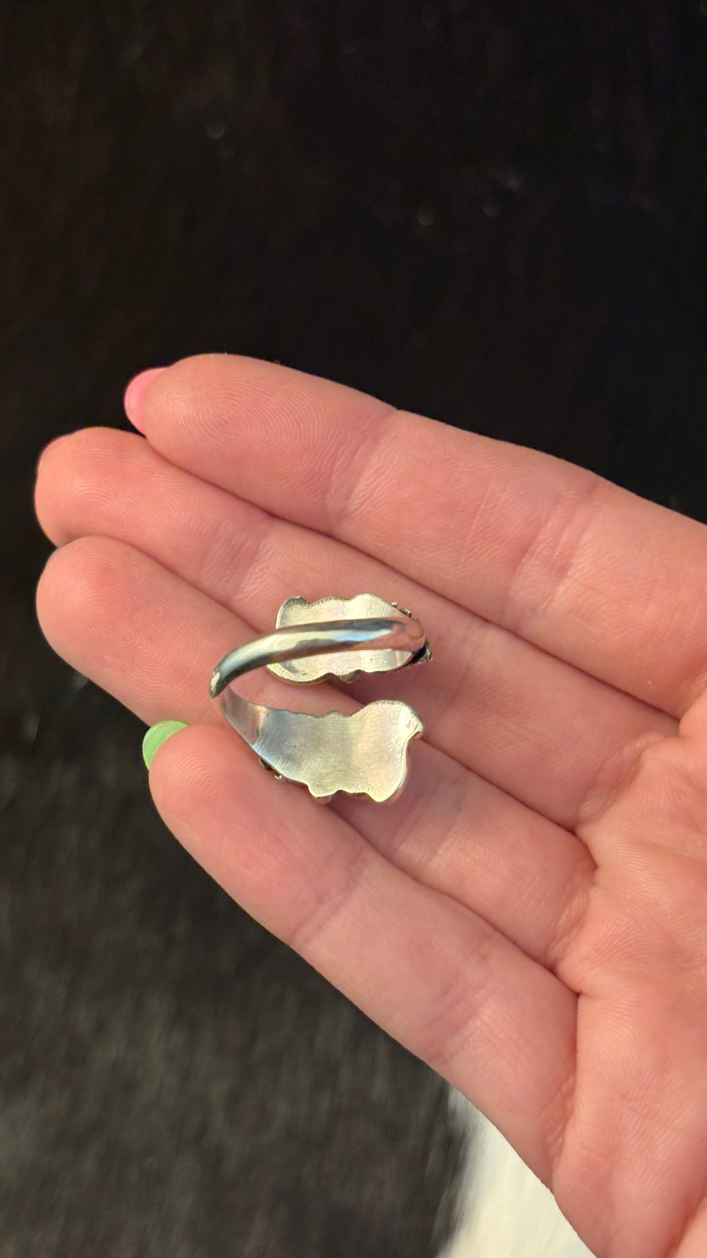 CORAL & TURQUOISE WRAP RING