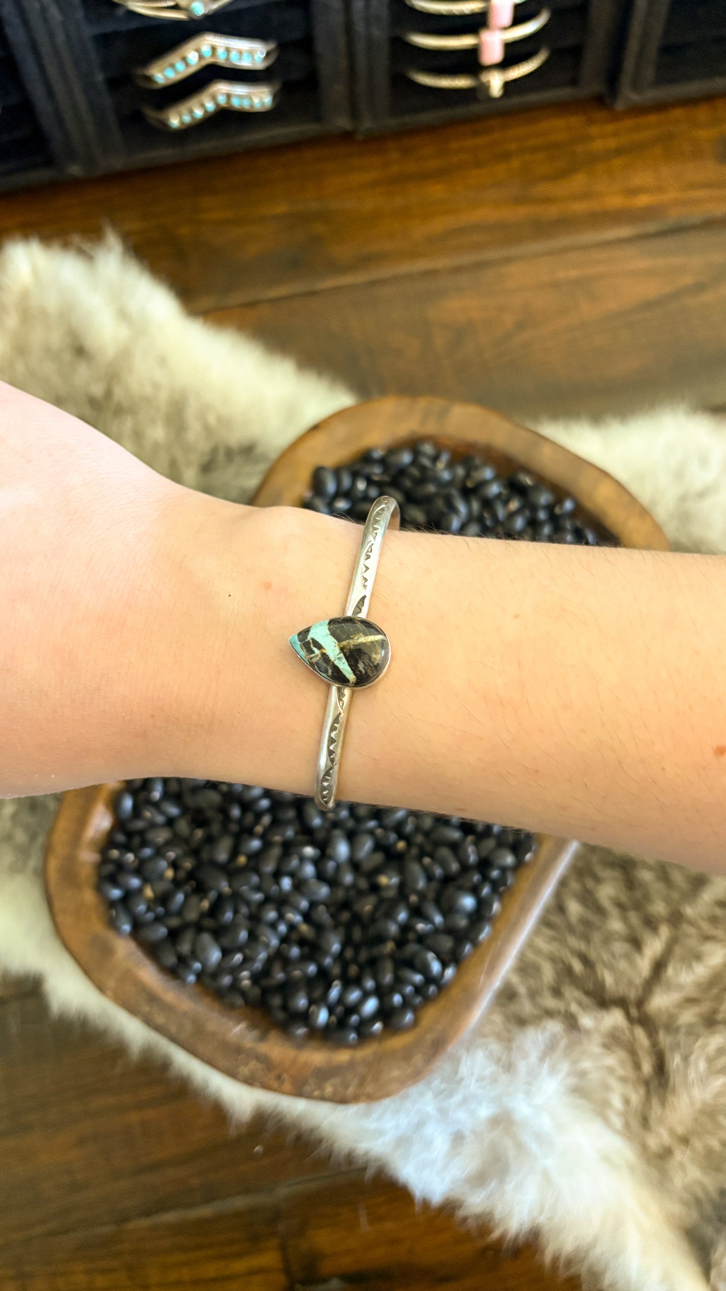 BLACK JACK STAMPED CUFF