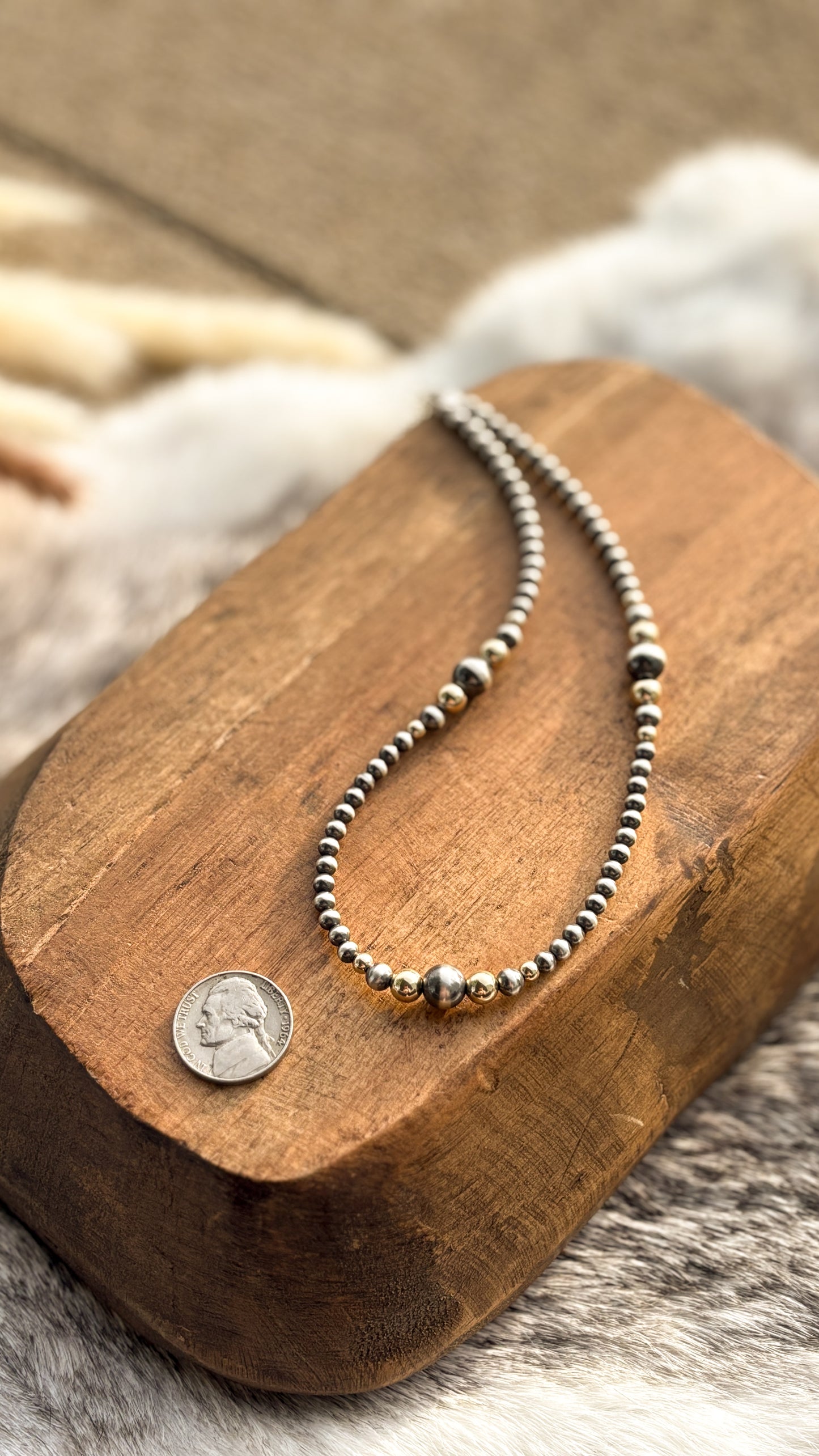 GRADUATED GOLDIE NECKLACE- MADE TO ORDER