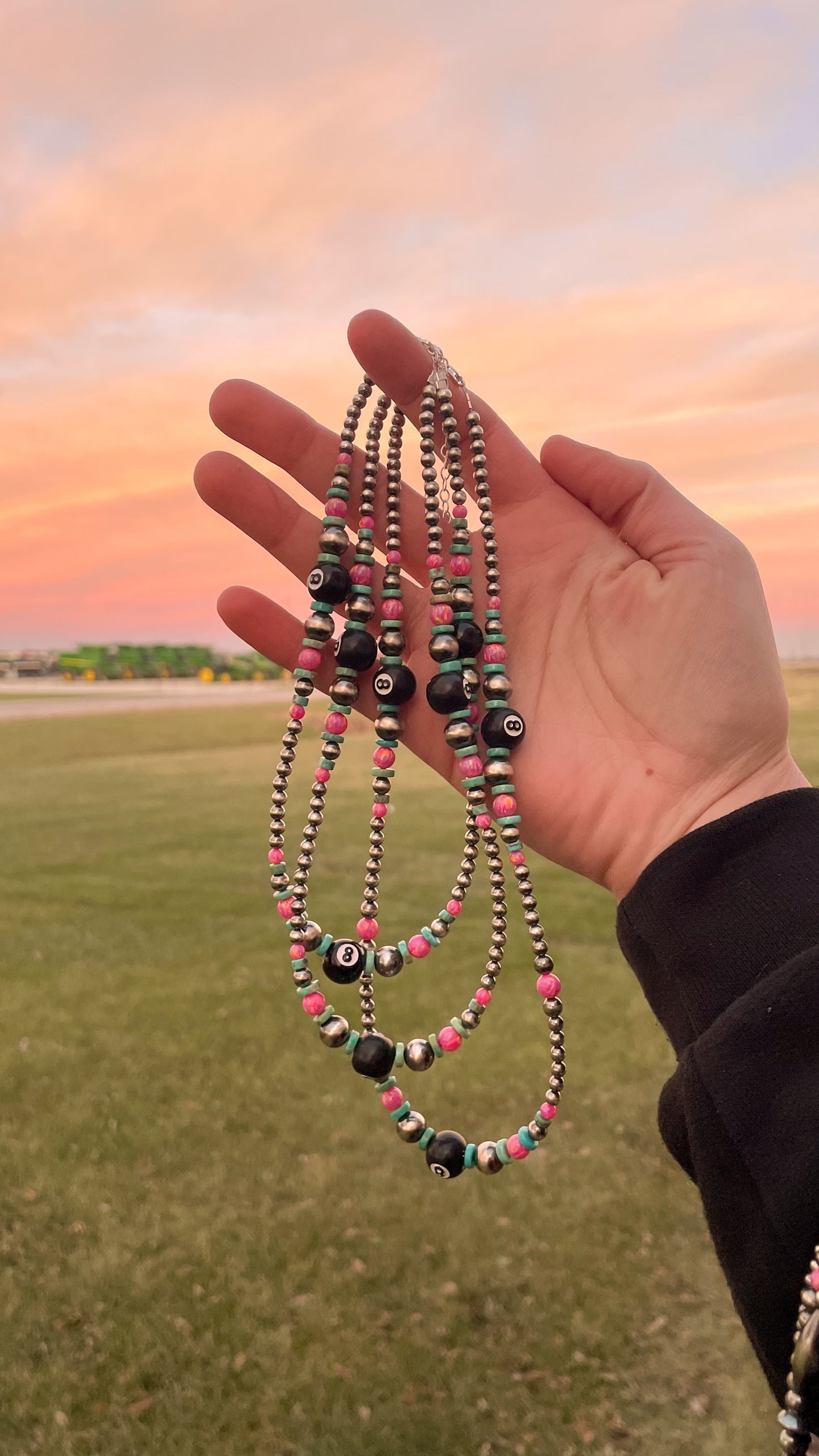 CRAZY 8s NECKLACE - MADE TO ORDER