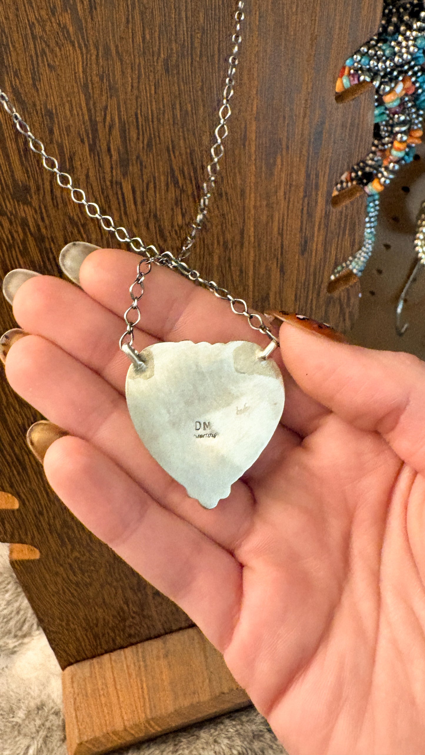 ROYSTON TURQUOISE HEART NECKLACE BY DONOVAN NEZ