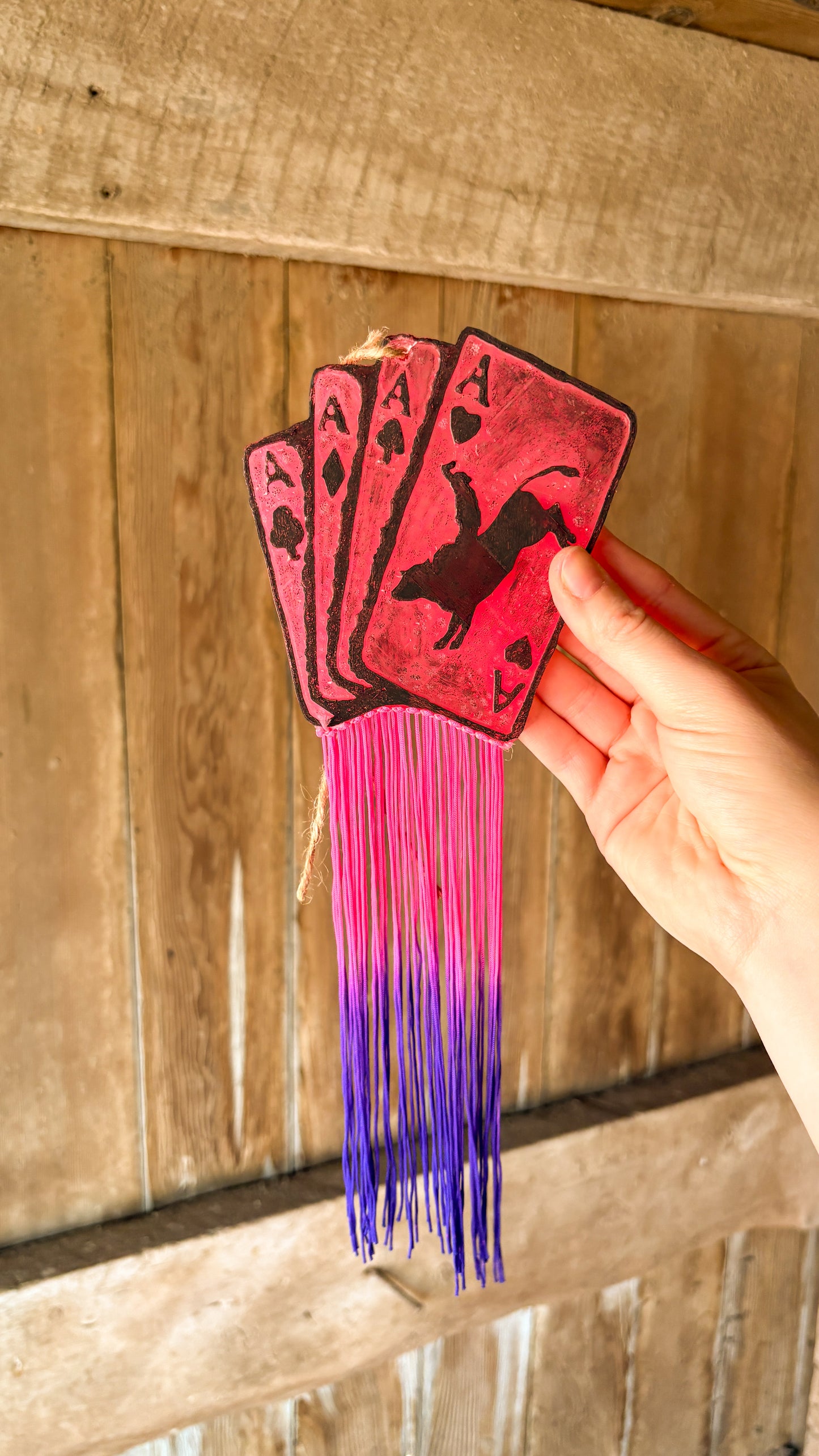 BUCKIN’ BULLS FRESHIE - PINK & PURPLE