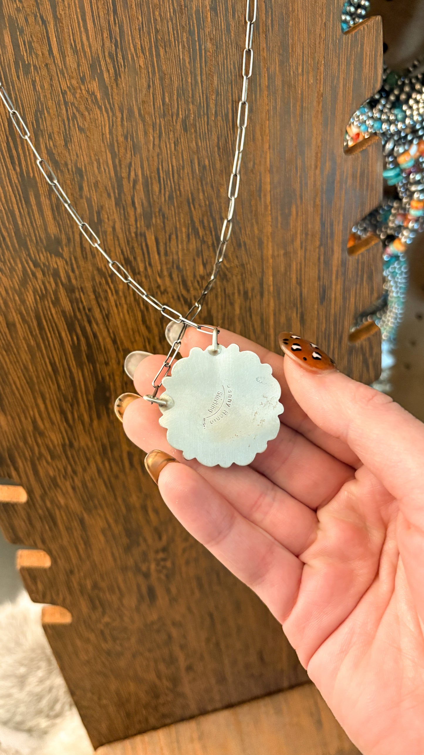 SONORAN GOLD TURQUOISE CLUSTER NECKLACE W STARSHOT DETAIL BY DANNY HENIO