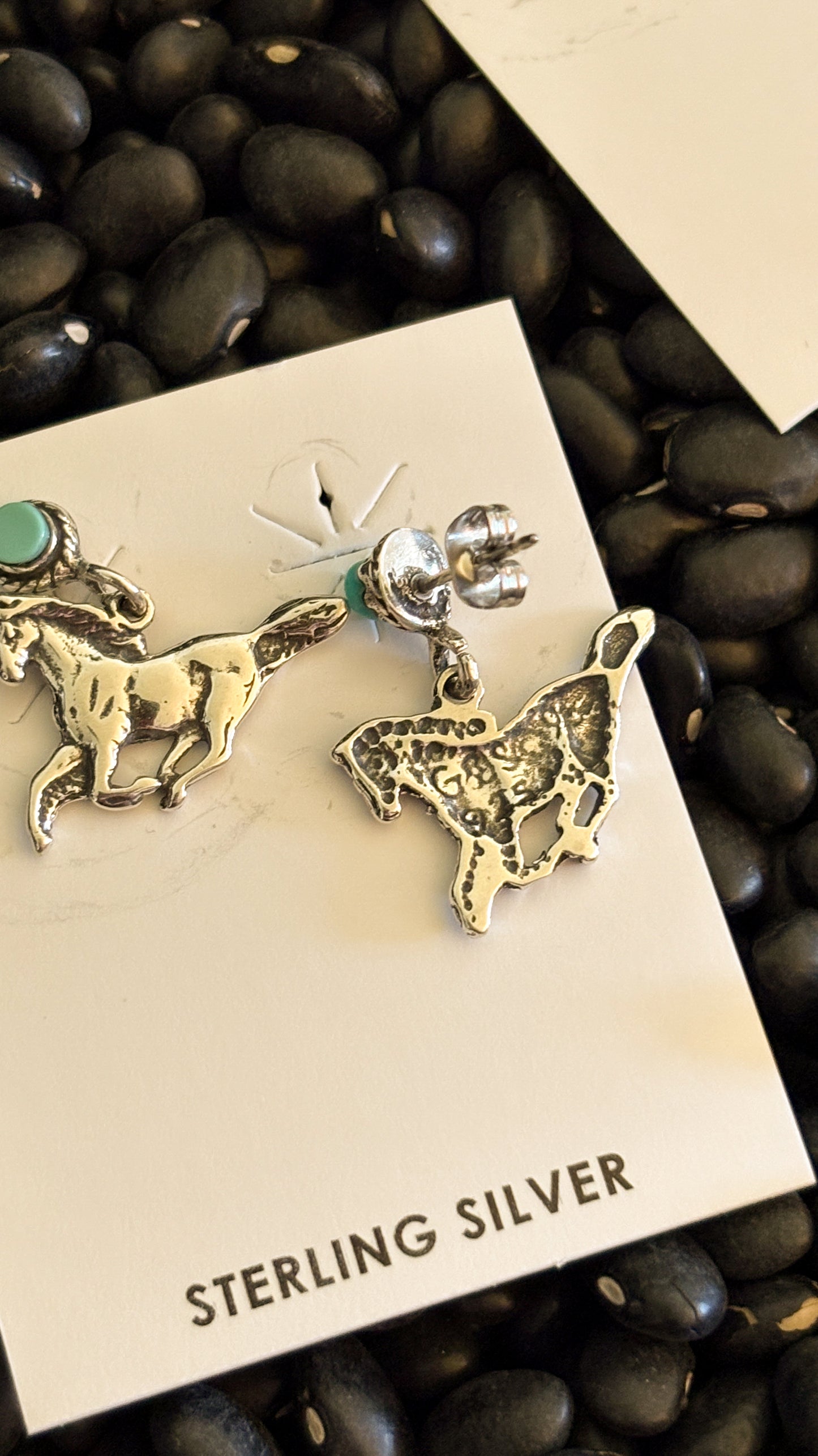 HORSE DANGLE EARRINGS