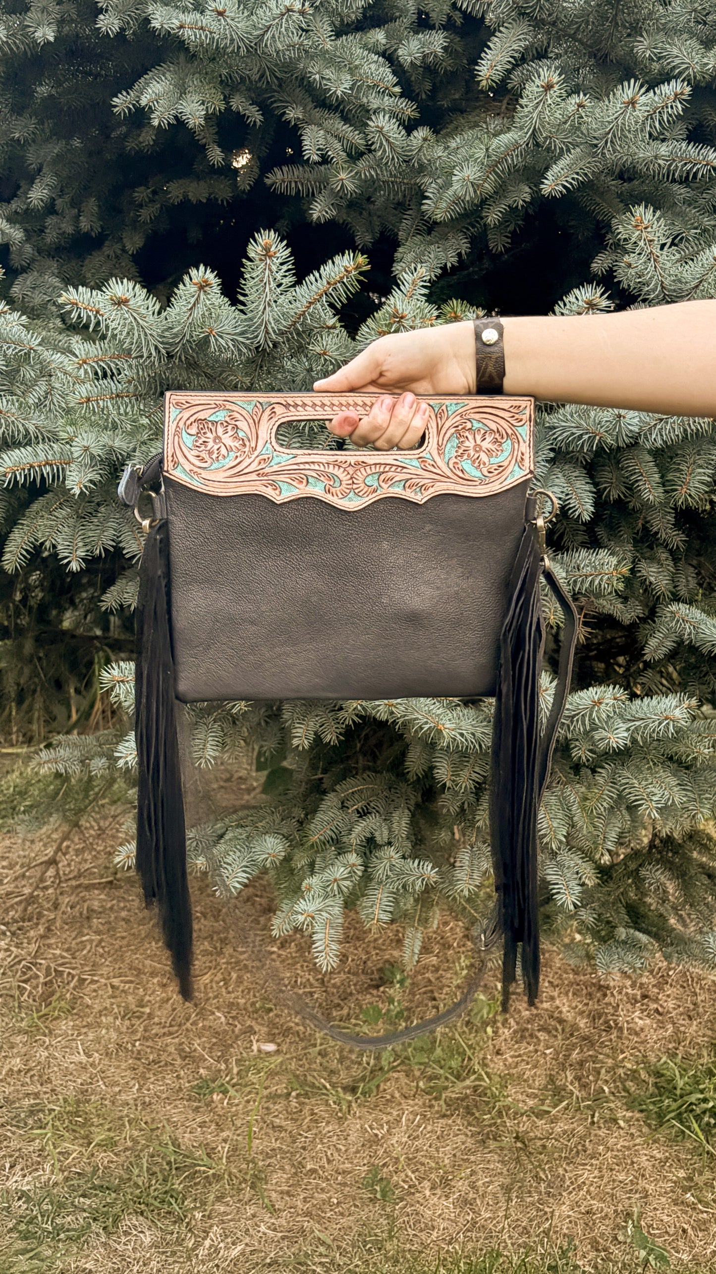 UPCYCLED LV CROSSBODY BAG - STYLE 17