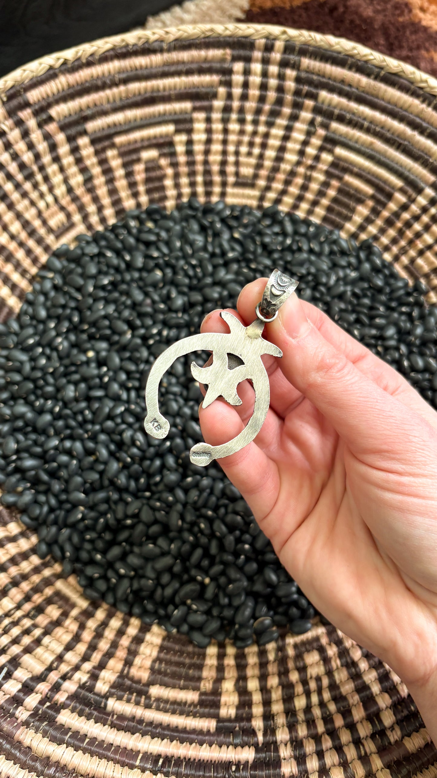 GOLDEN HILLS TURQUOISE NAJA PENDANT BY KEVIN BILLAH