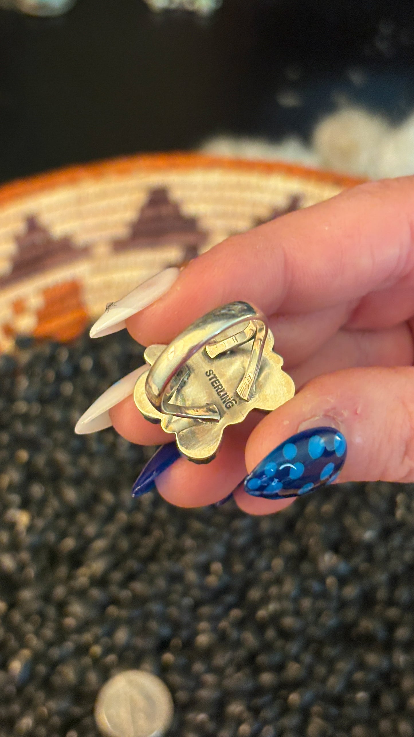 TURQUOISE BUTTERFLY RING