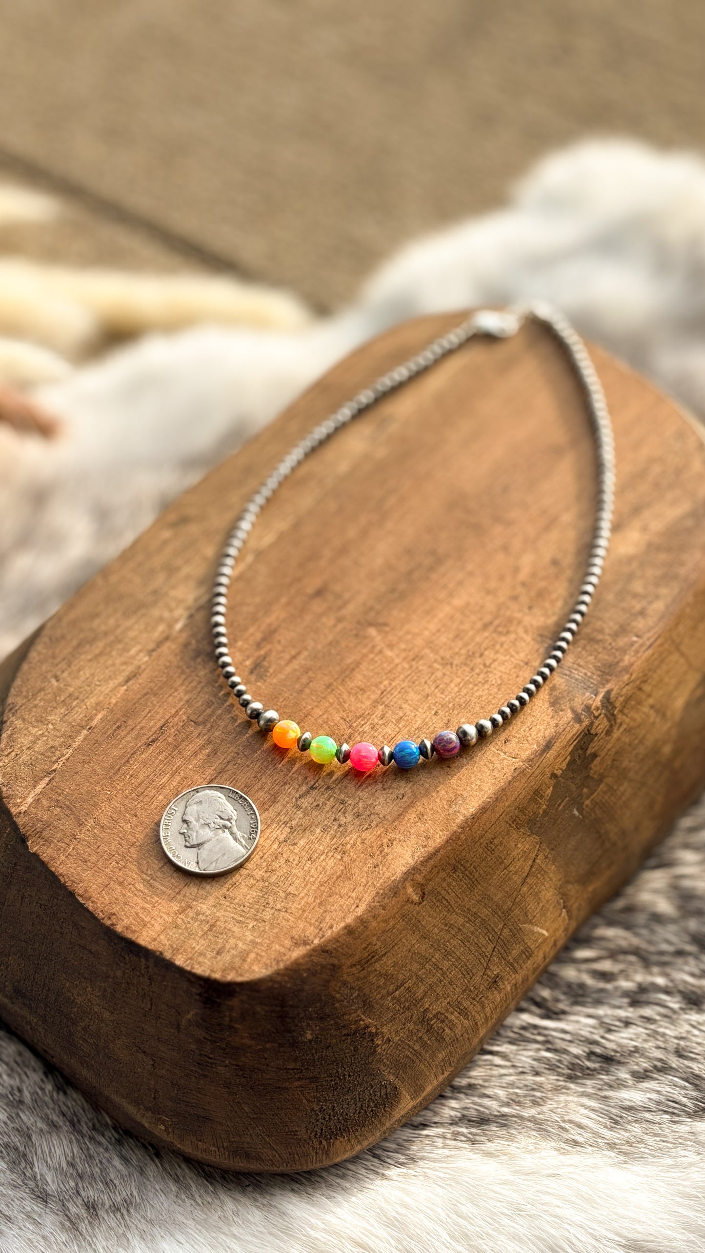 NEON OPAL CHOKER - MADE TO ORDER