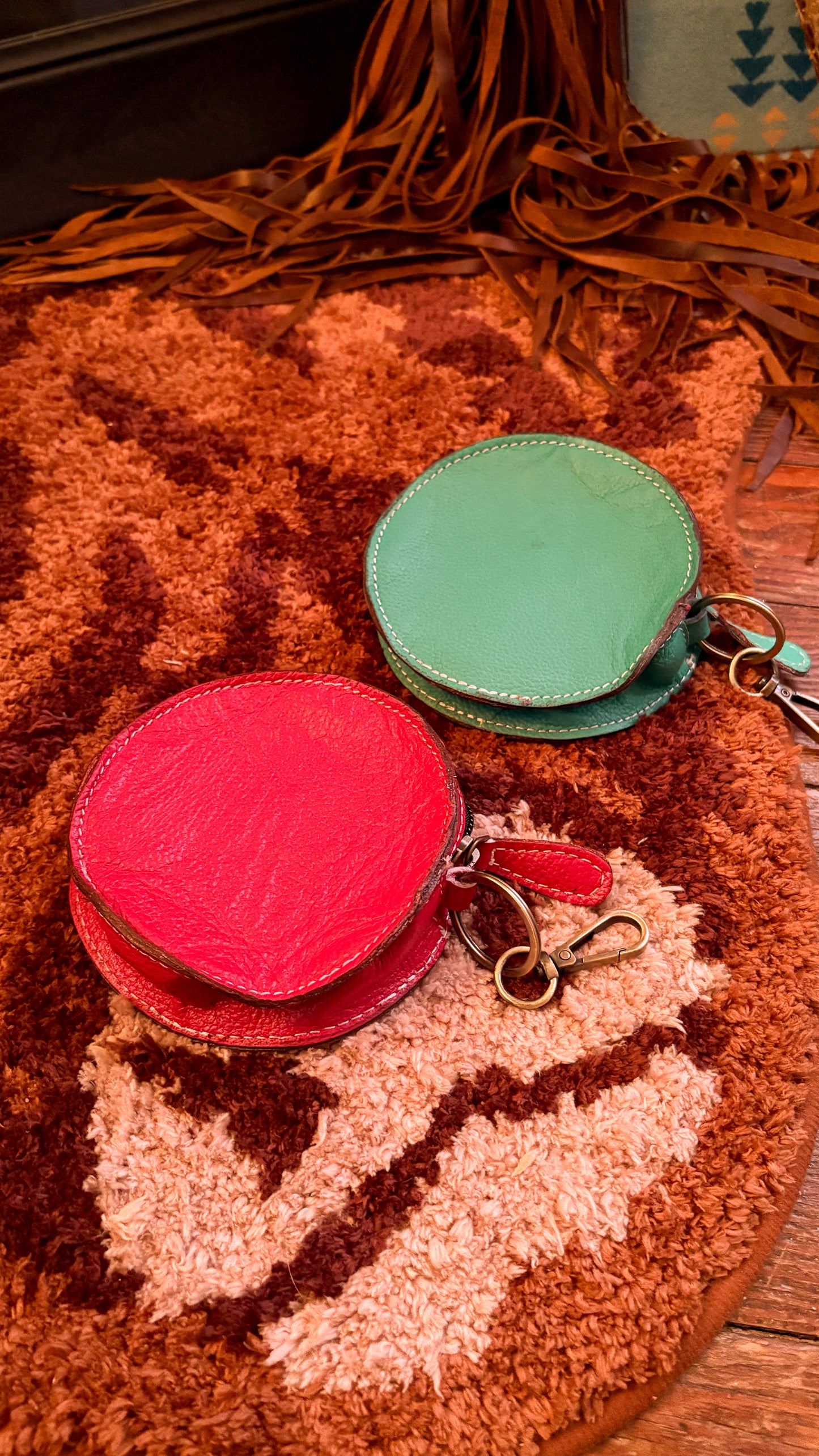 LEATHER TOOLED COIN PURSE