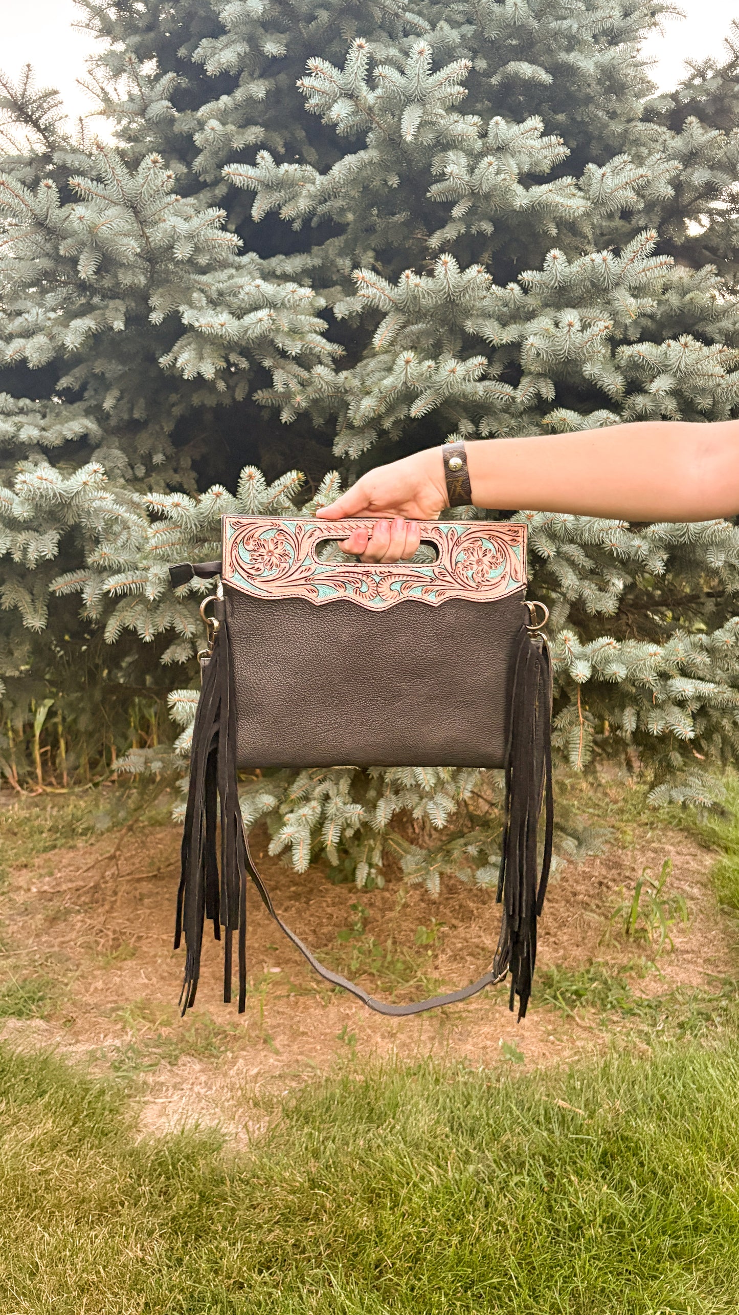 UPCYCLED LV CROSSBODY BAG - STYLE 15