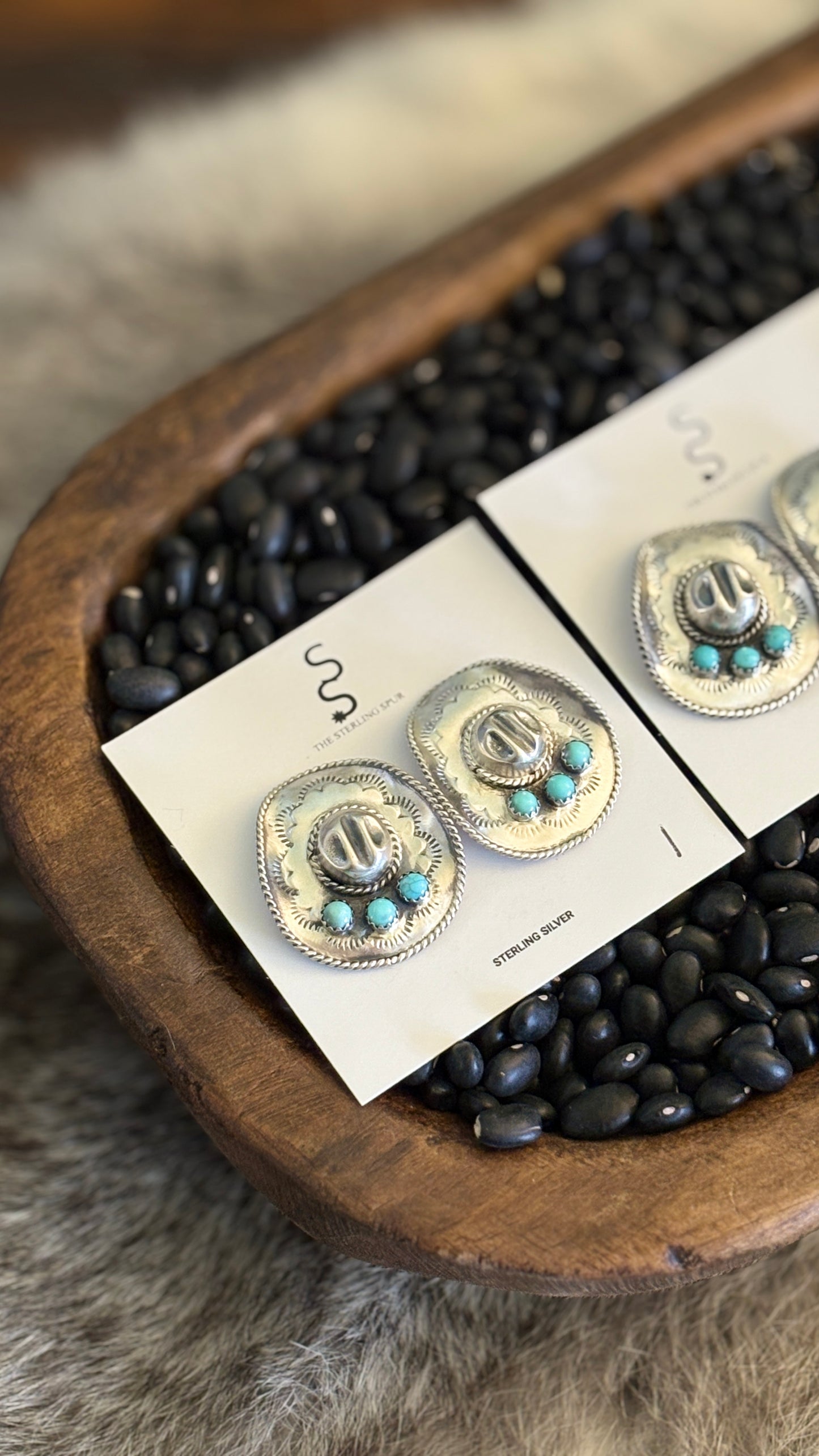 LARGE COWBOY HAT EARRINGS
