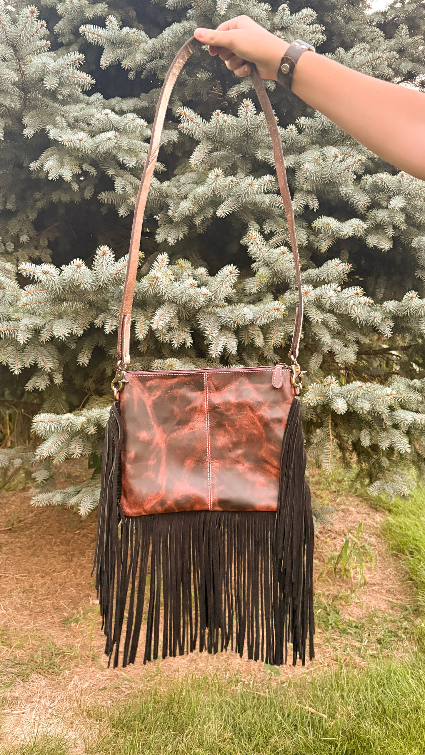 UPCYCLED LV CROSSBODY BAG - STYLE 8