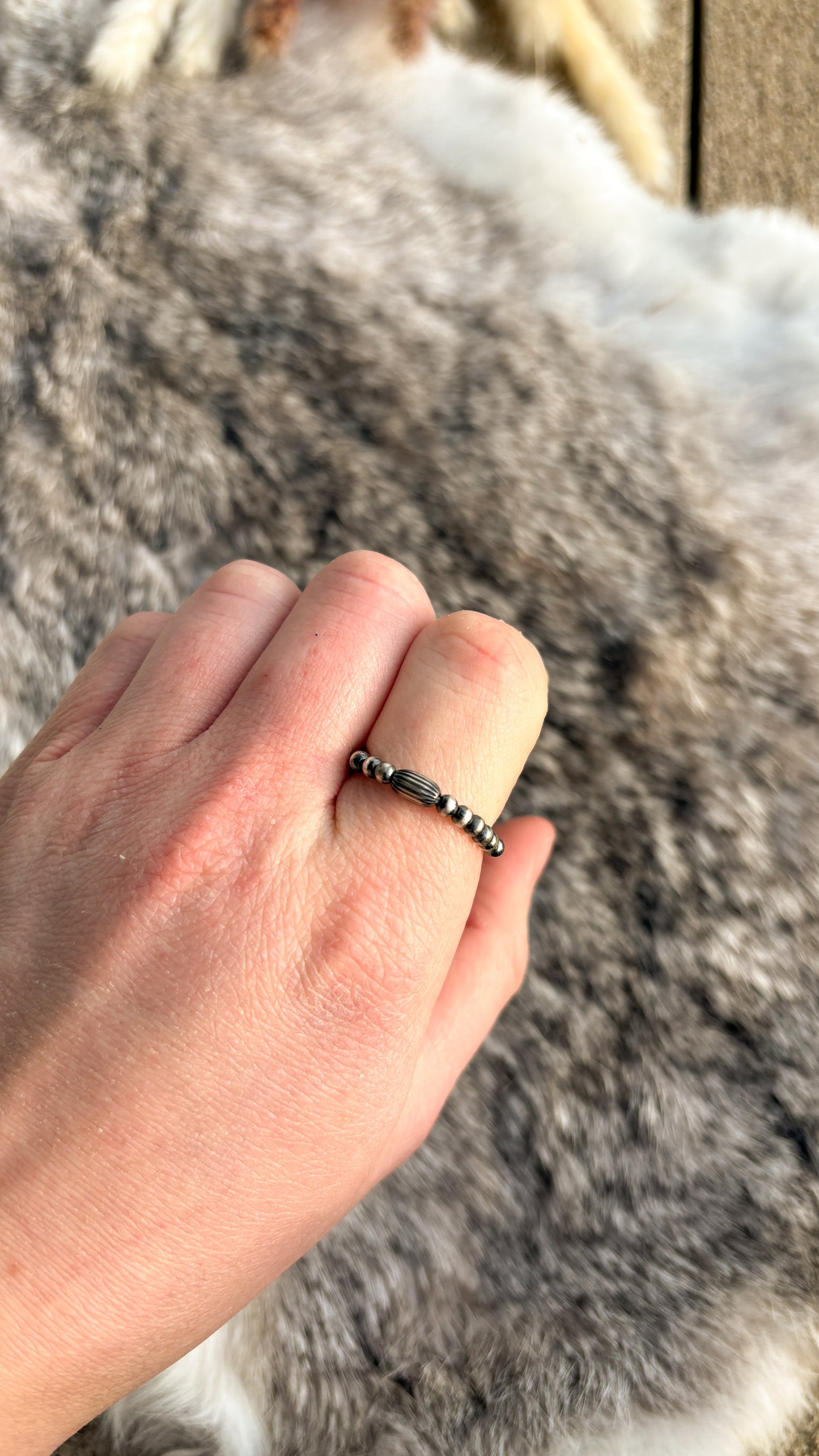 PLAIN PEARL RING - READY TO SHIP