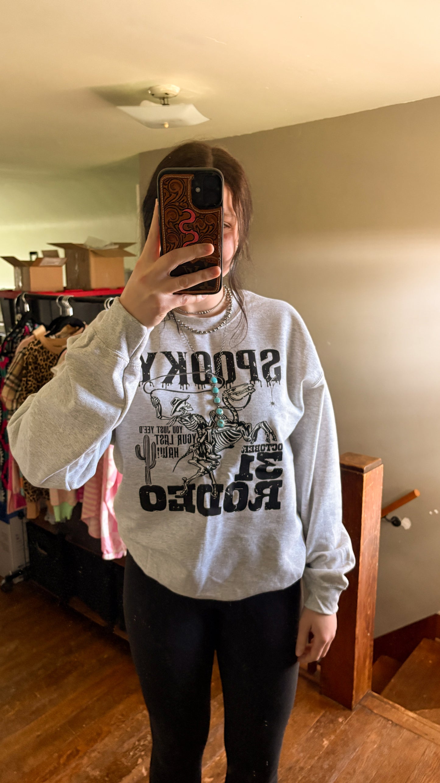 SPOOKY RODEO CREWNECK