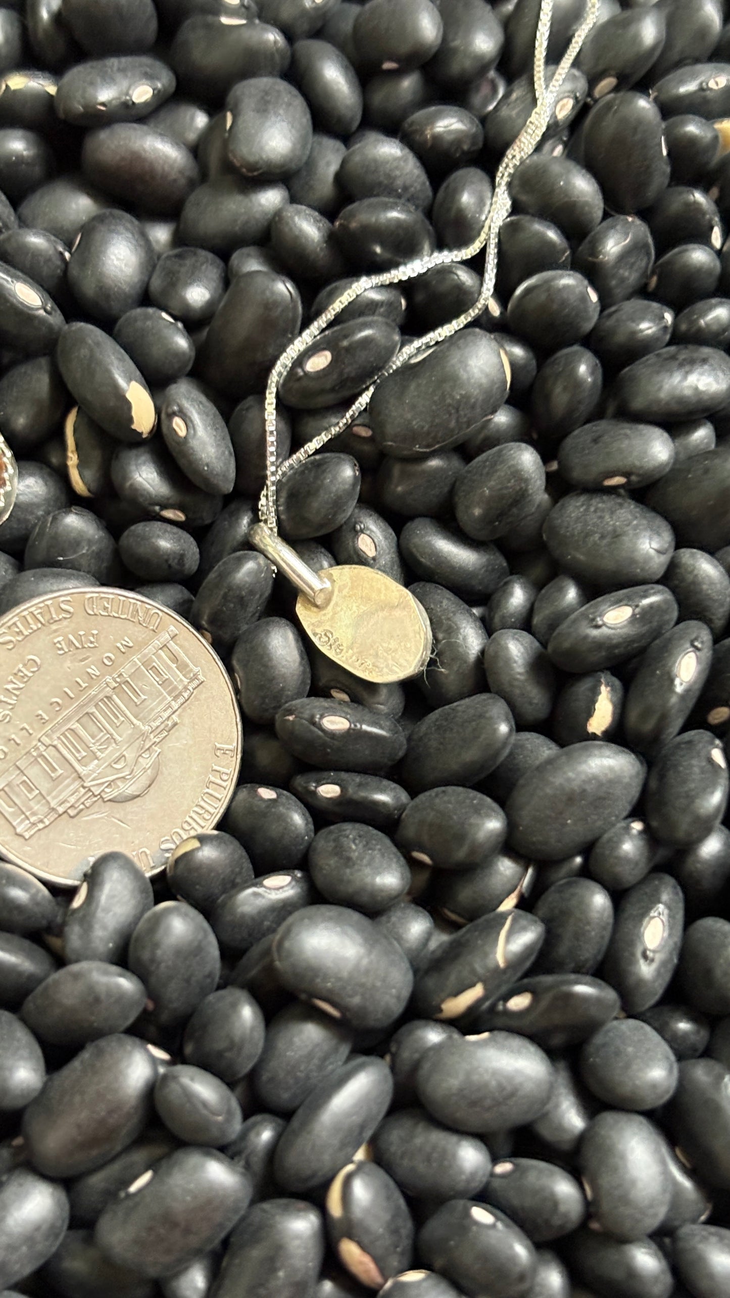 MINI TURQUOISE PENDANT W CHAIN NECKLACE