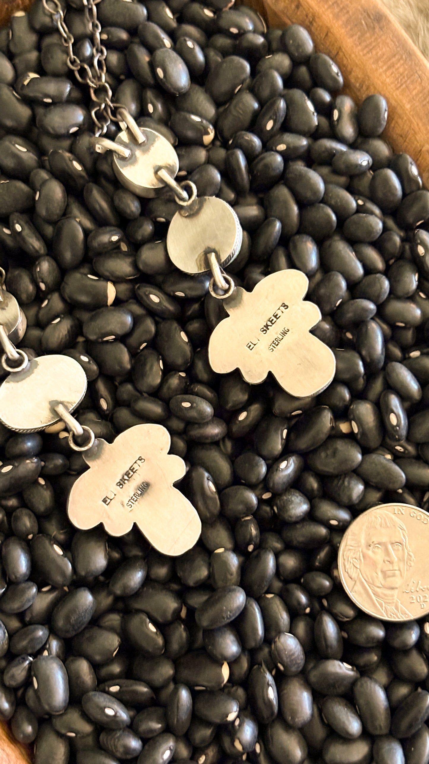 ORANGE SPINY OYSTER & TURQUOISE STATEMENT NECKLACE BY ELI SKEETS