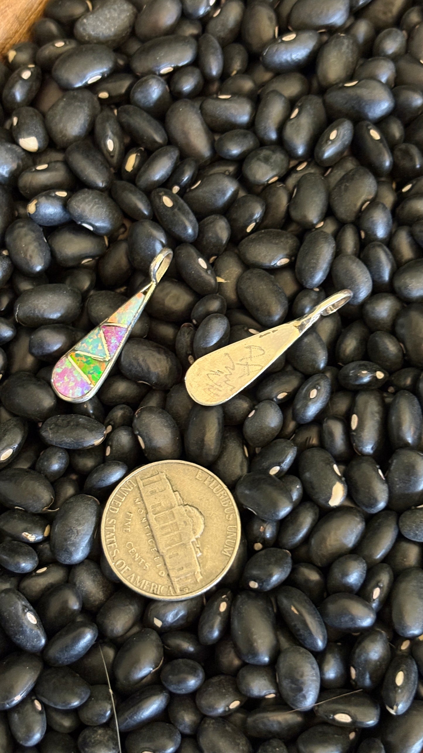 ZIG ZAG ZUNI INLAY PENDANT