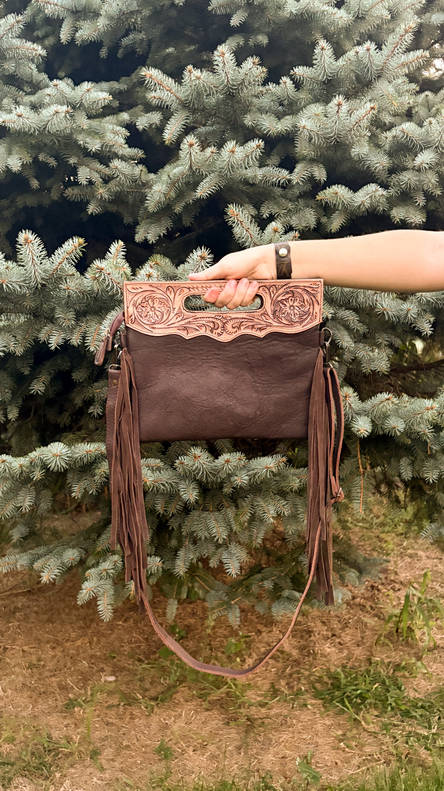 UPCYCLED LV CROSSBODY BAG - STYLE 18