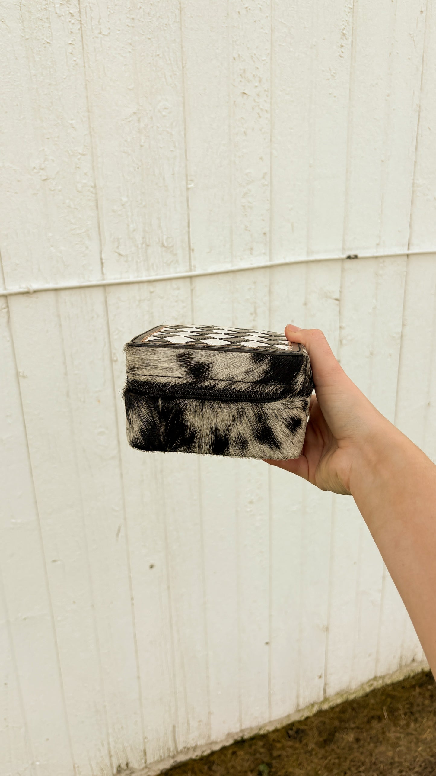 CHECKERED JEWELRY BOX