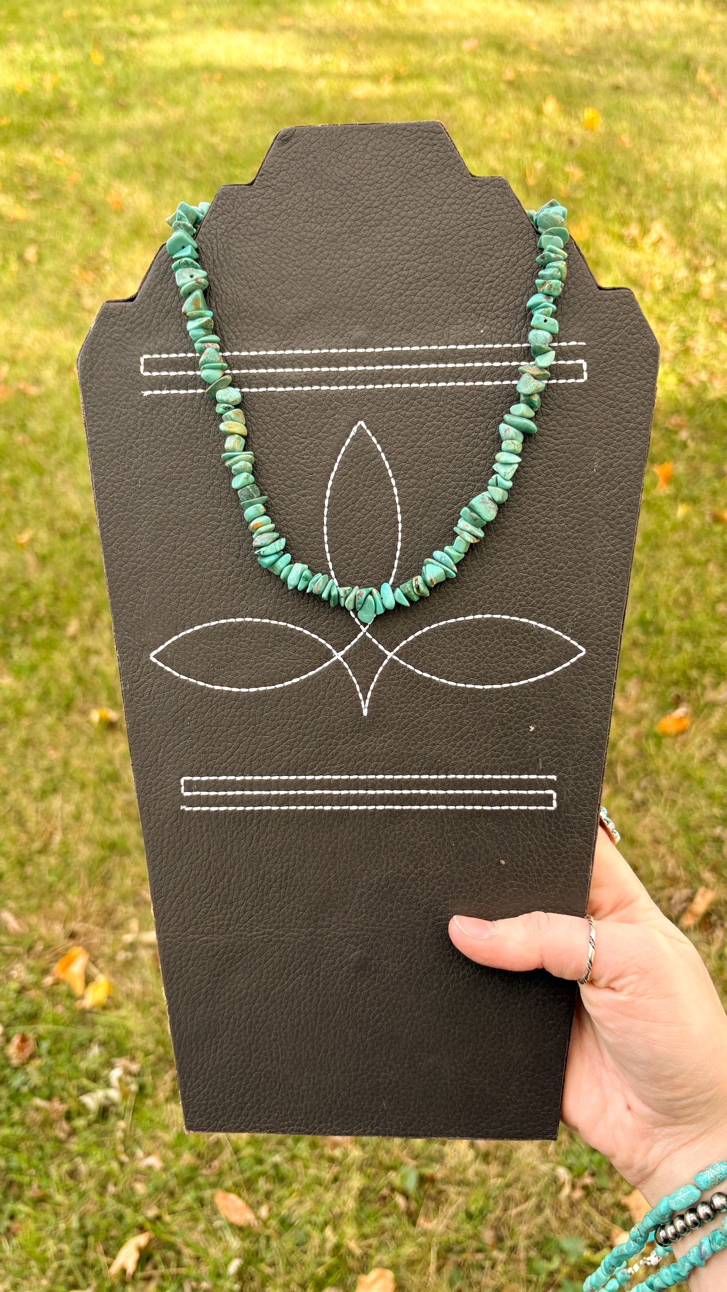 SONORAN TURQUOISE CHIP NECKLACE