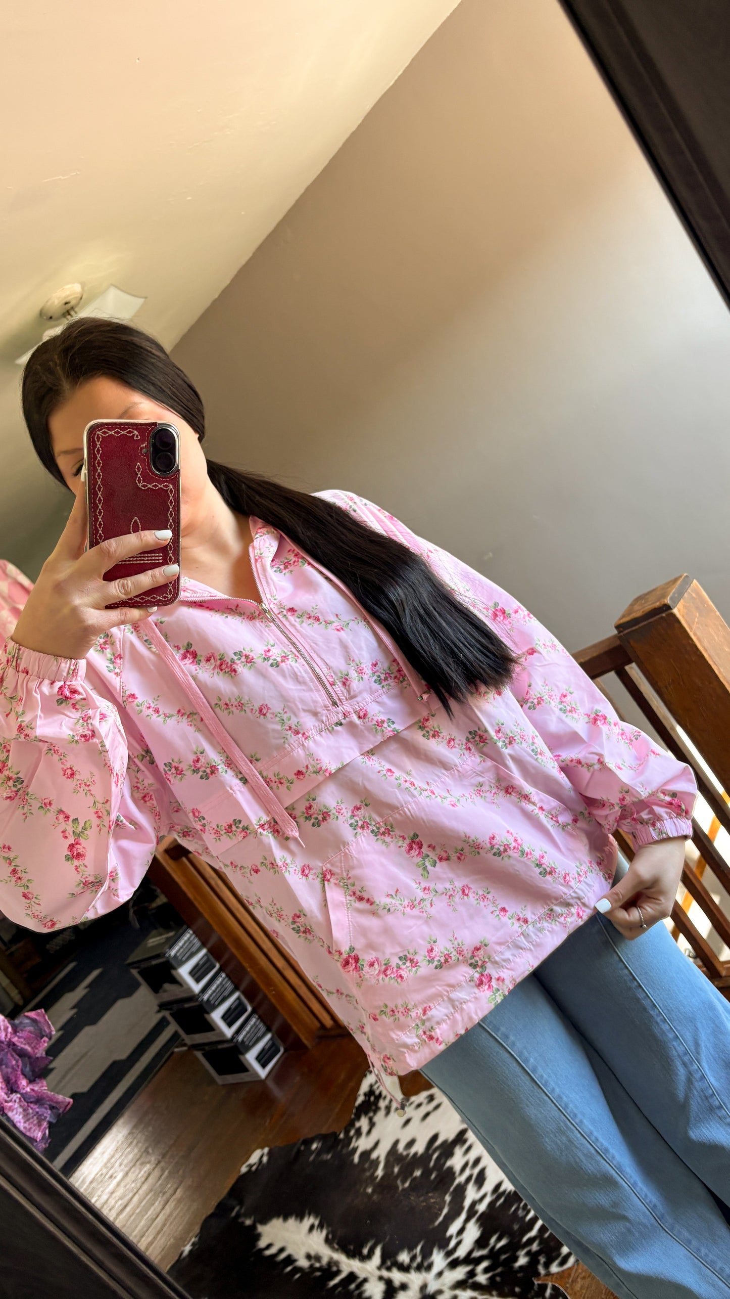 FLORAL WINDBREAKER