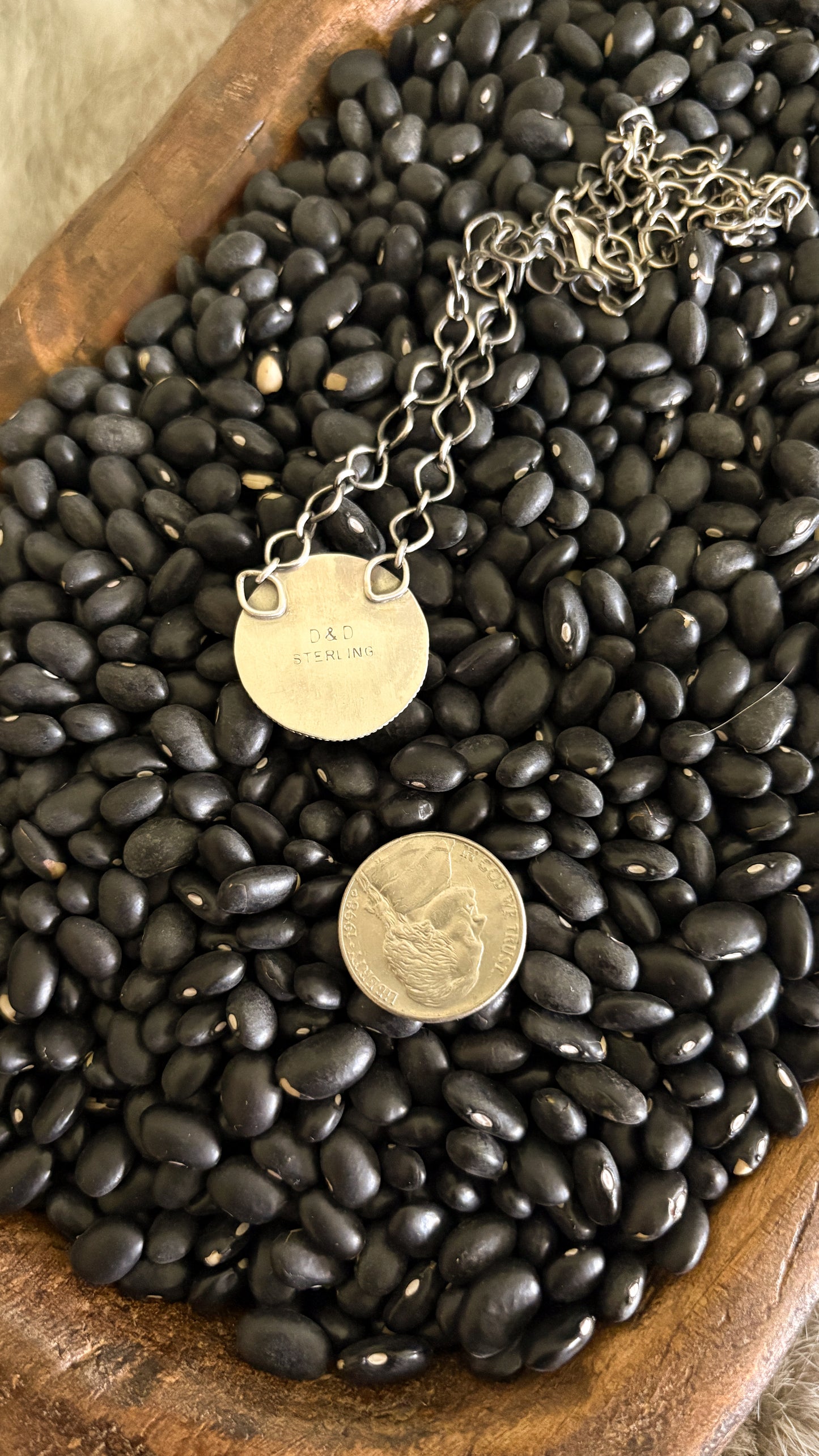 ROSE DAHLIA ROUND NECKLACE