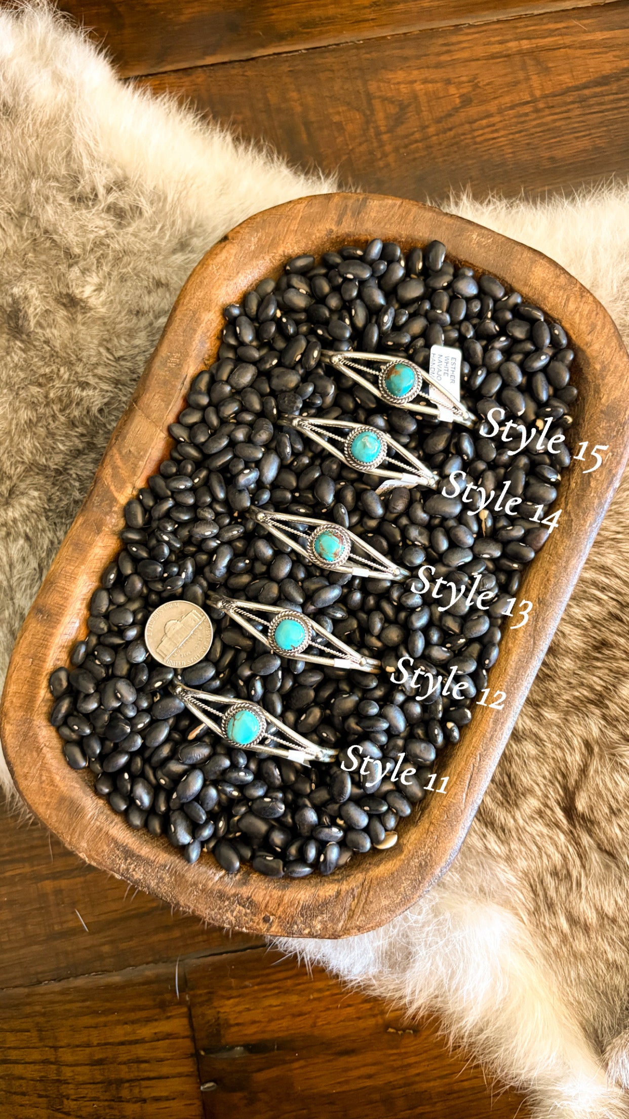 TURQUOISE CUFF BY ESTHER WHITE