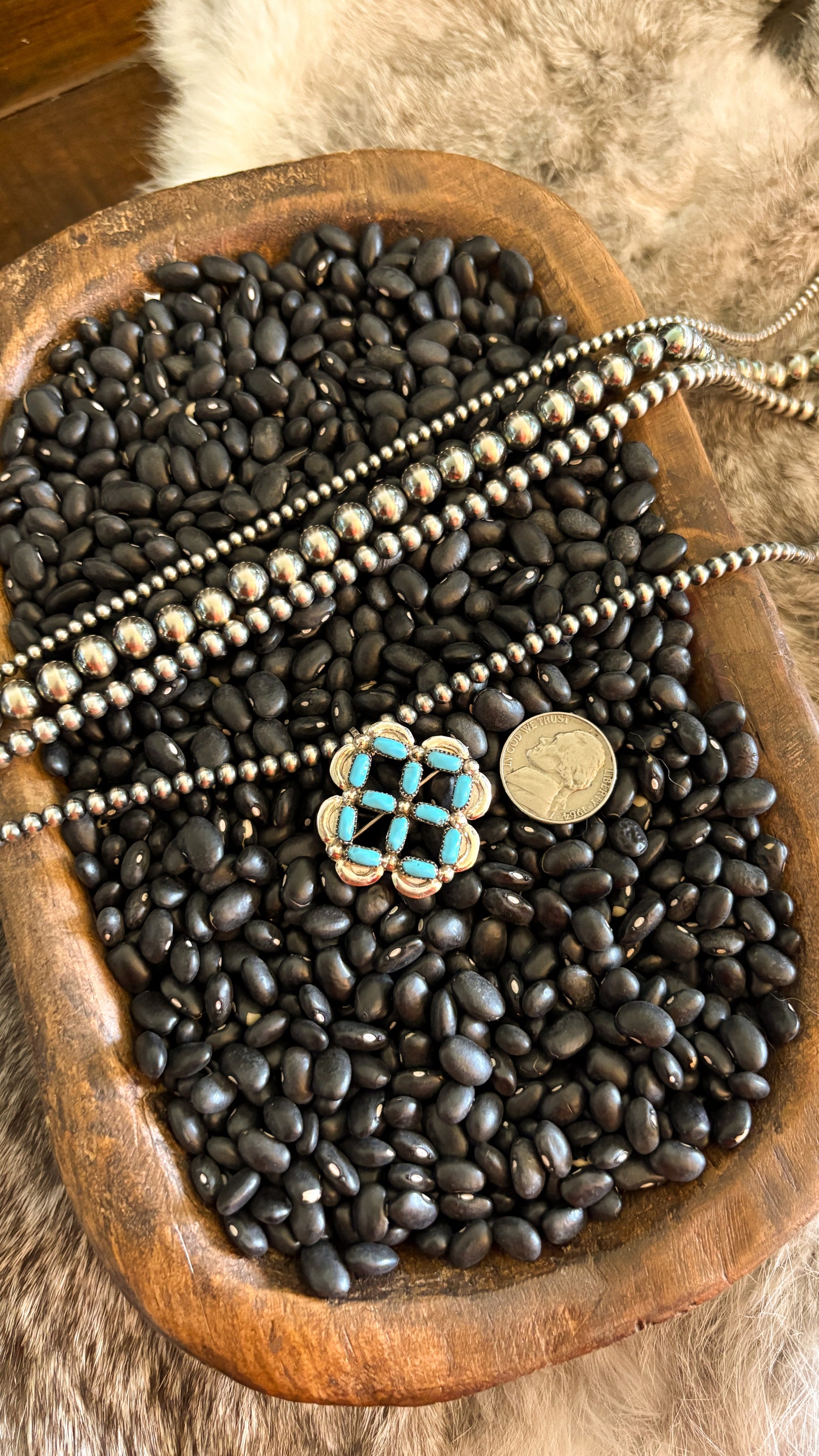 TURQUOISE BROOCH/PENDANT