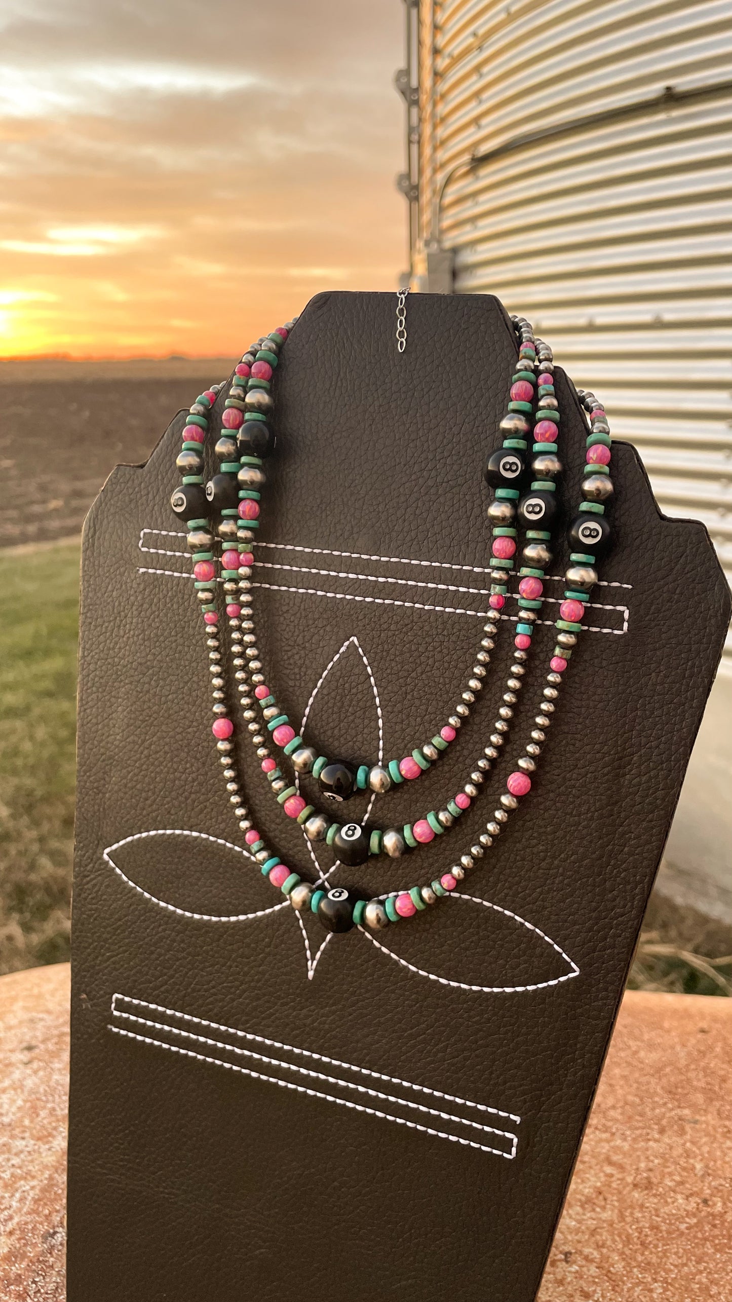 CRAZY 8s NECKLACE - MADE TO ORDER